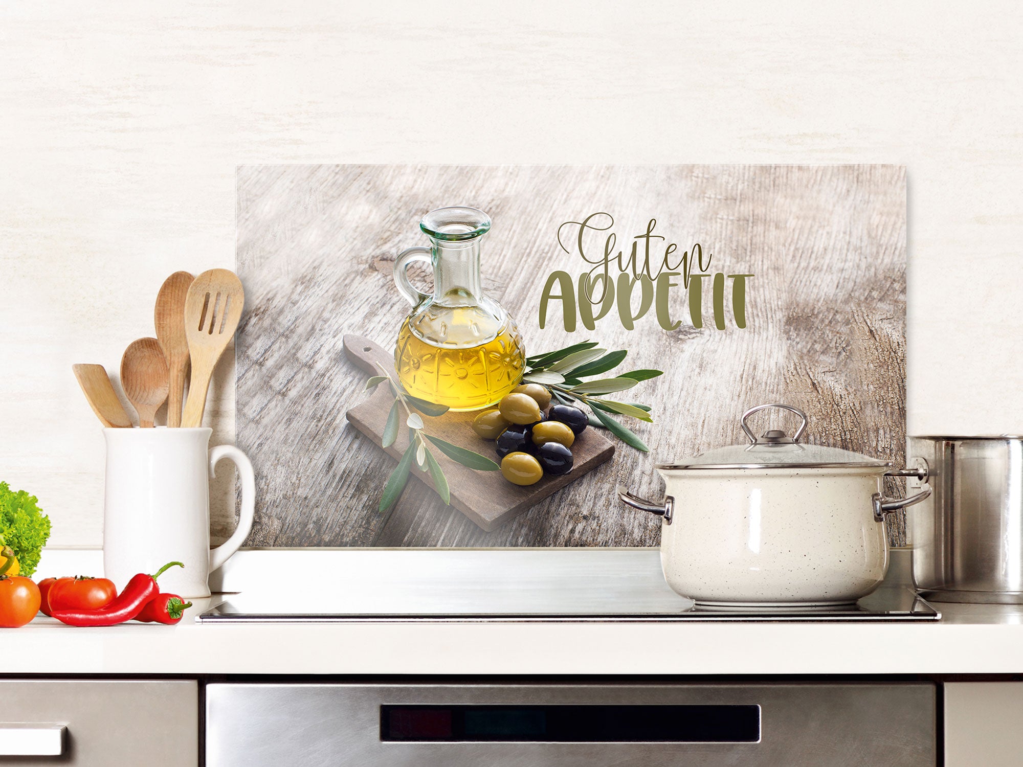 Küchenrückwand Guten Appetit