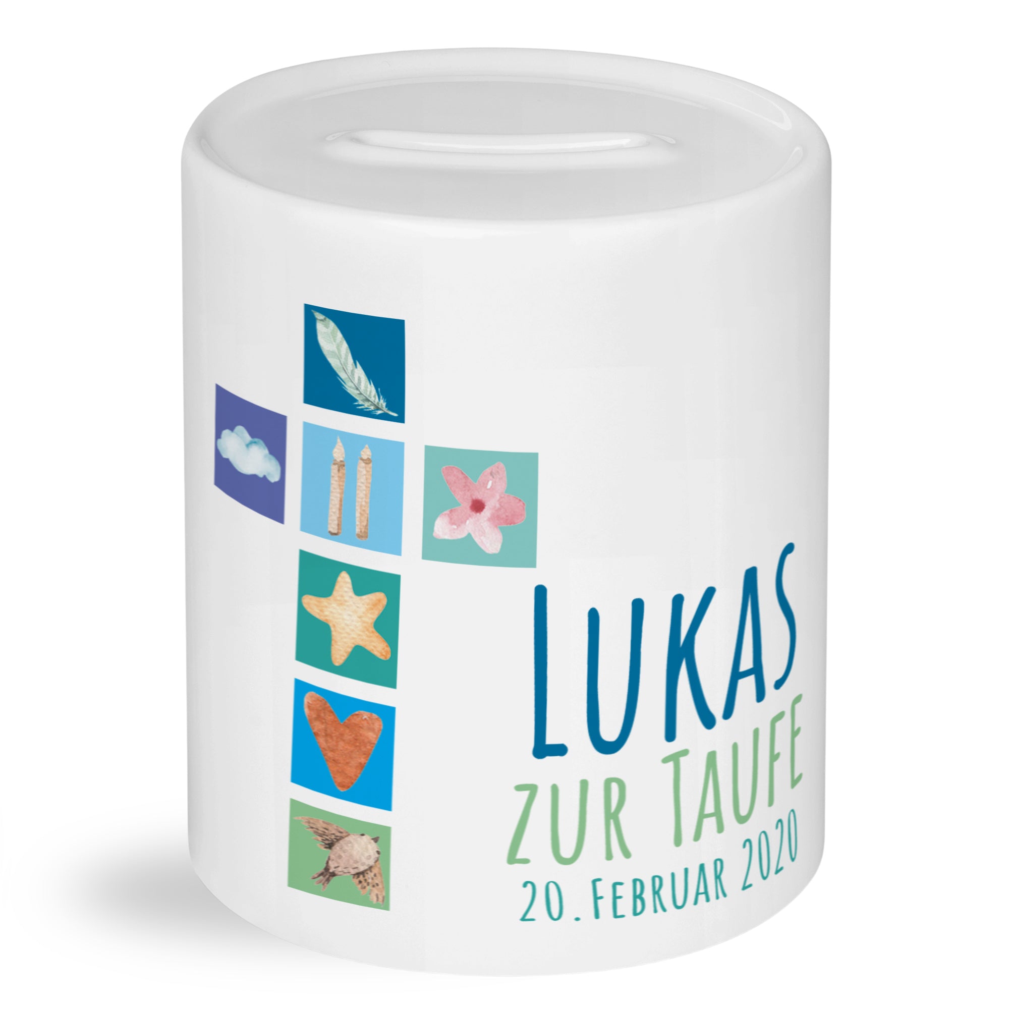 Spardose zur Taufe