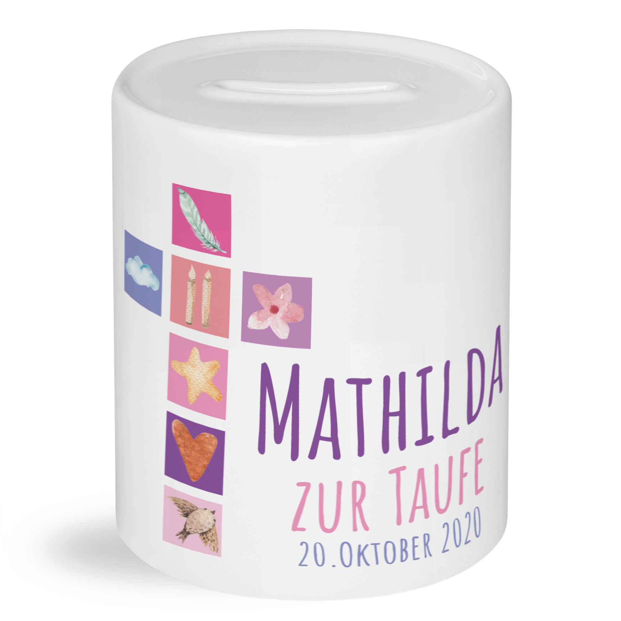 Spardose zur Taufe