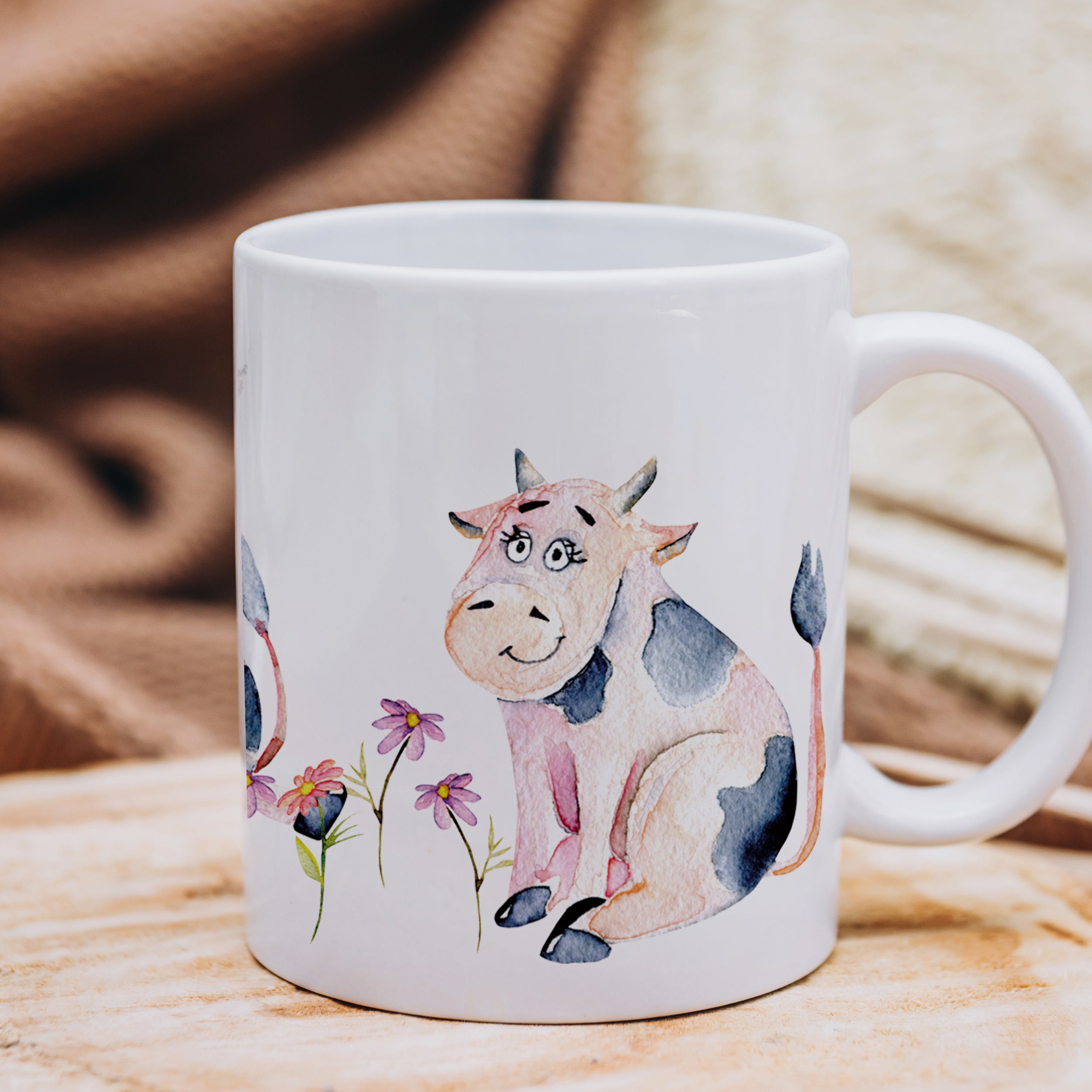 Tasse lustige Kühe
