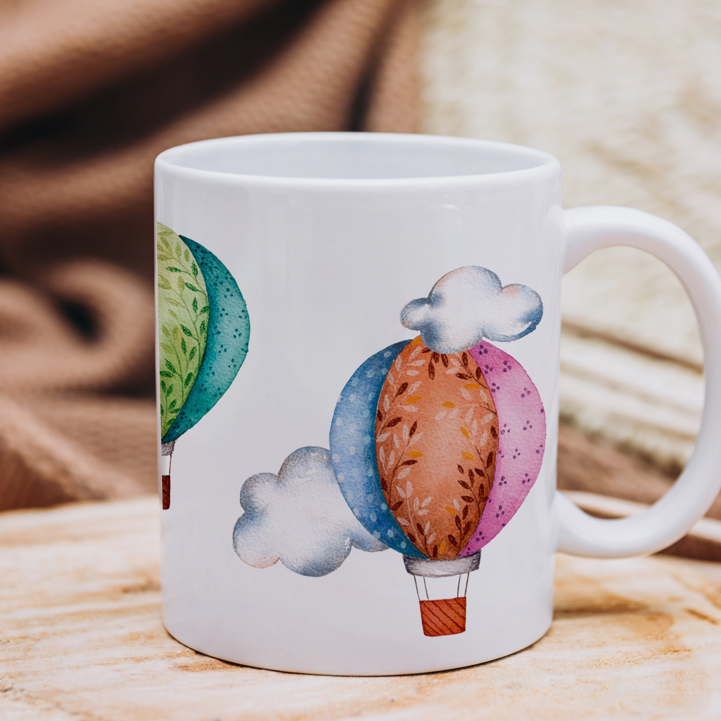 Tasse Heißluftballon