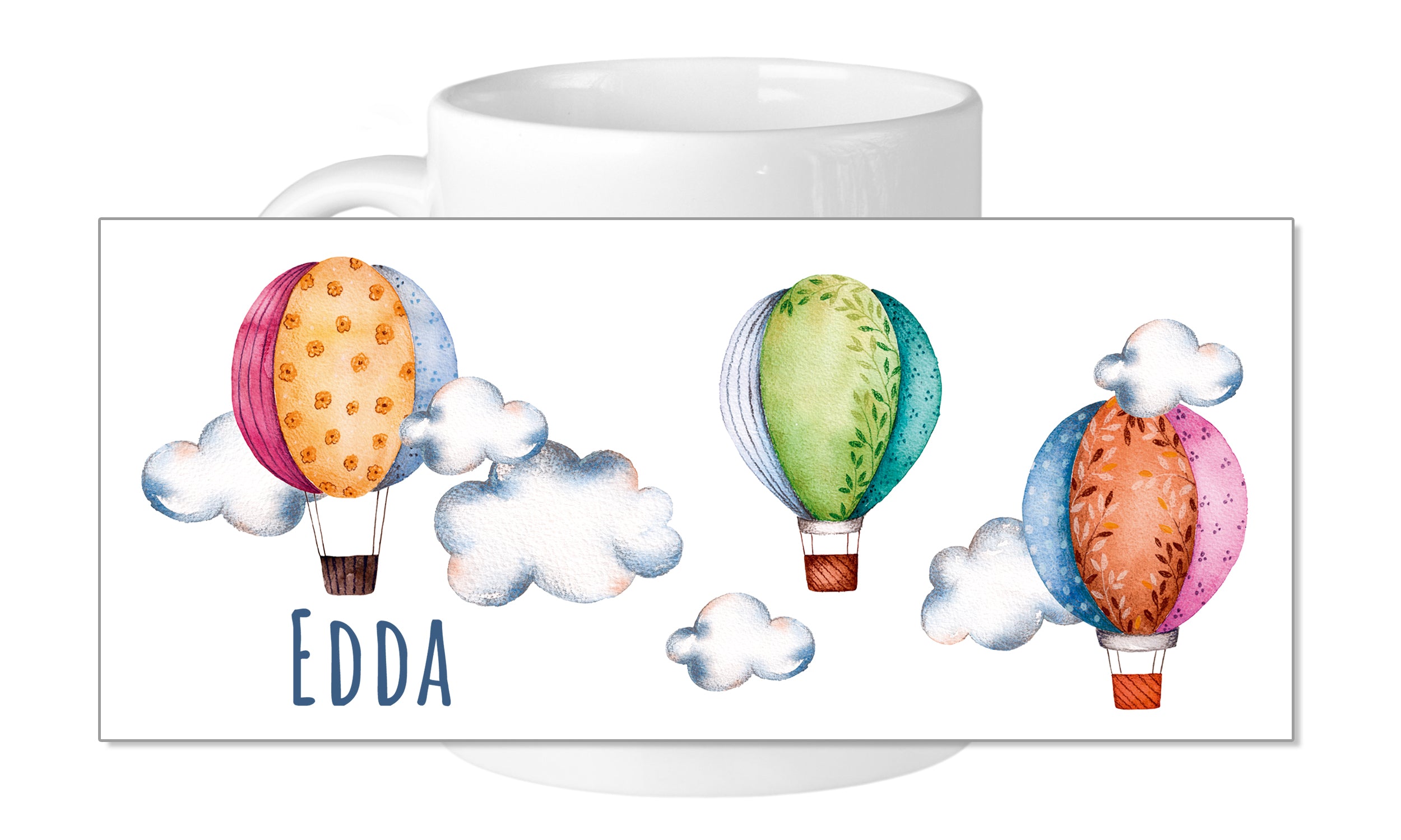Tasse Heißluftballon