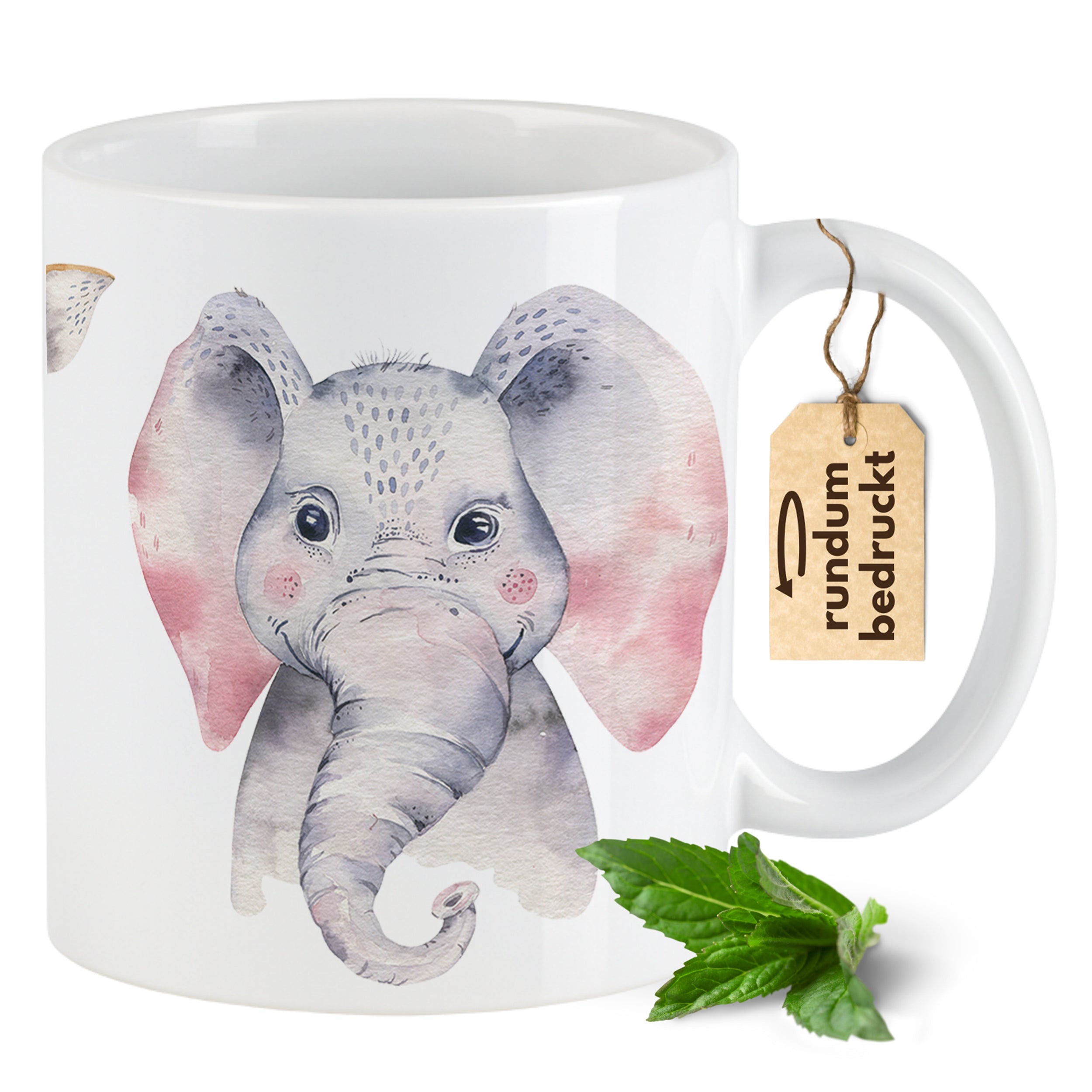 Tasse mit Safari Tieren