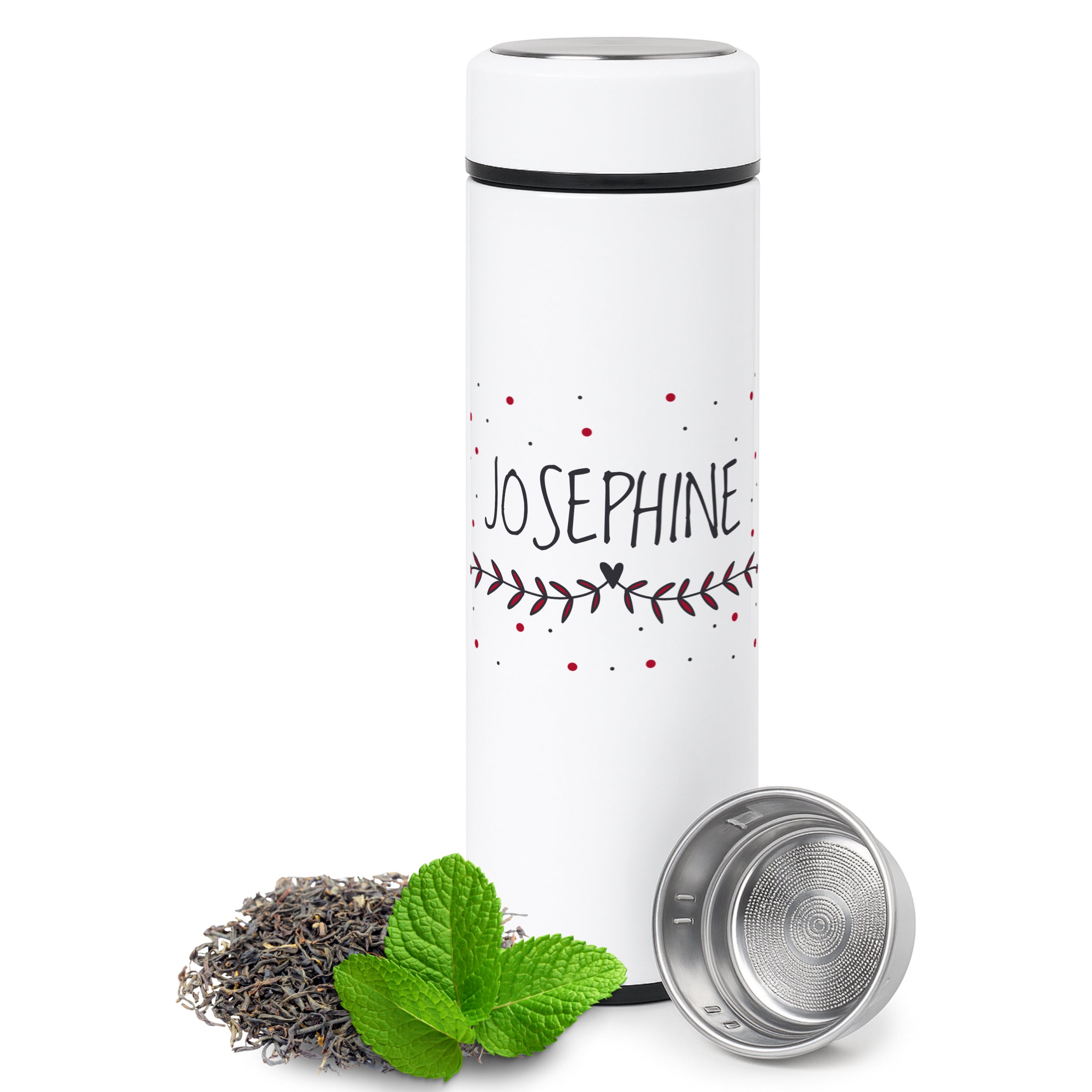 Tee Thermobecher mit individuellem Namen - Perfekter Begleiter für Teeliebhaber