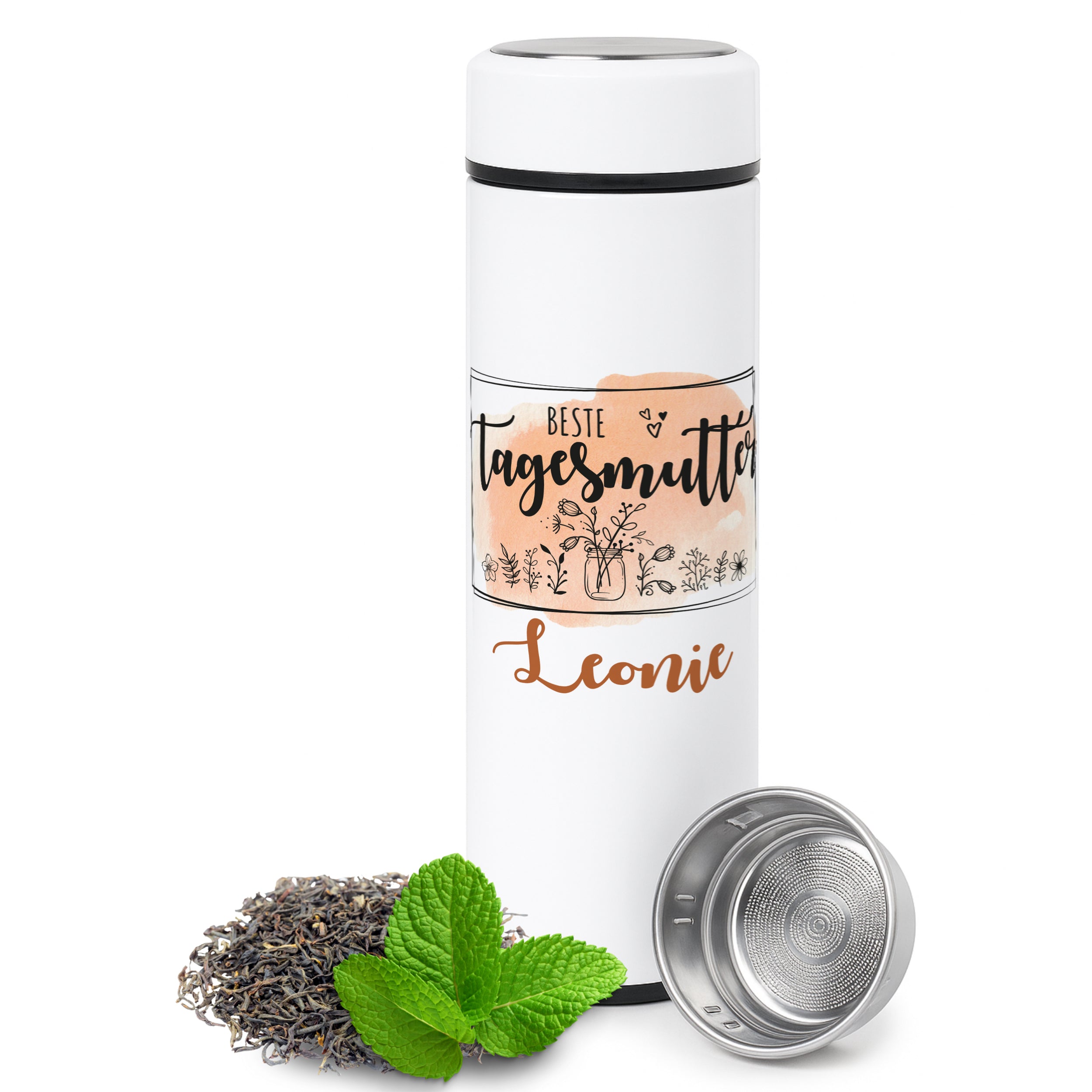 Tee Thermoflasche Beste Tagesmutter - Für entspannte Teemomente