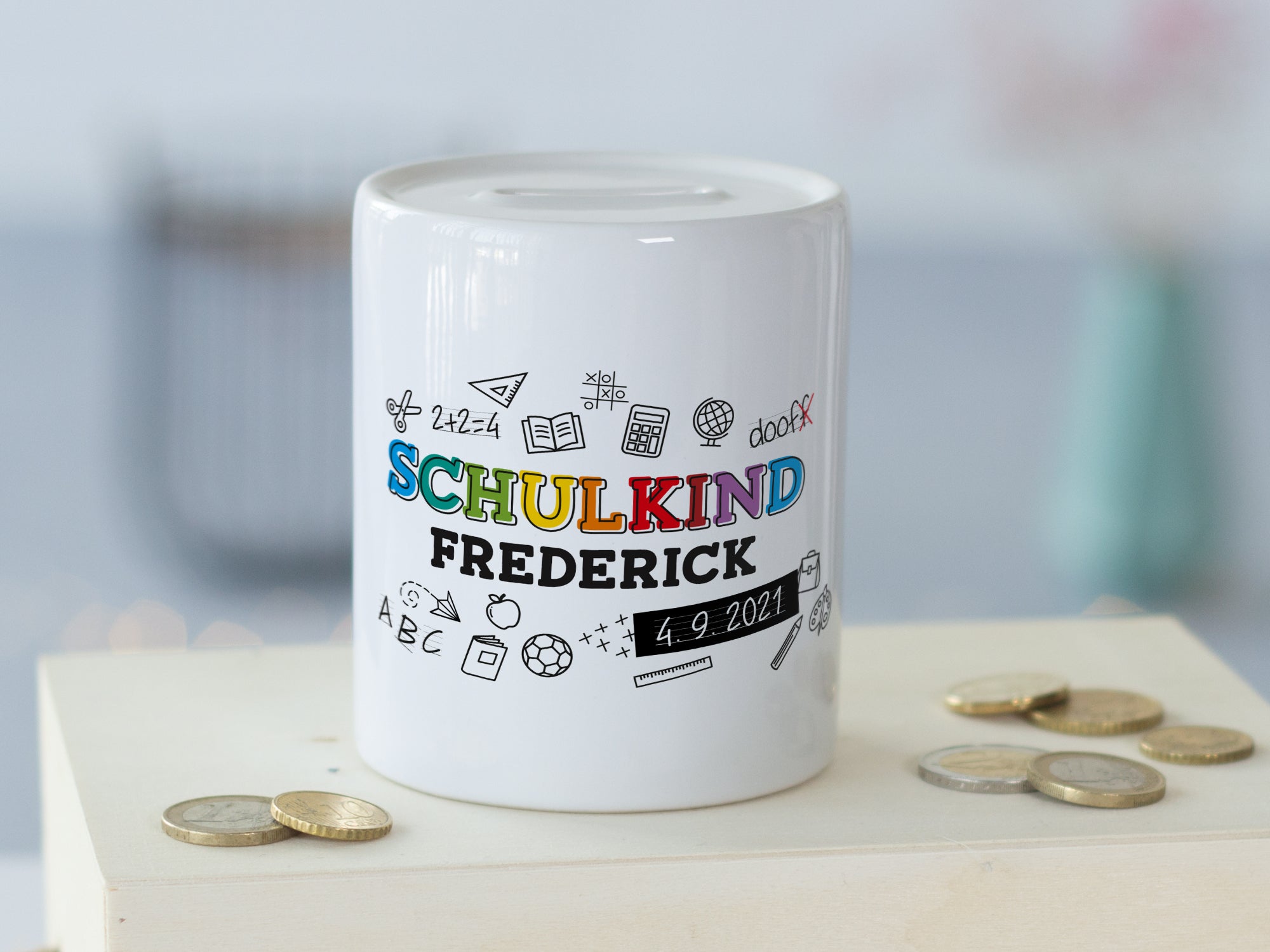 Spardose Schulkind