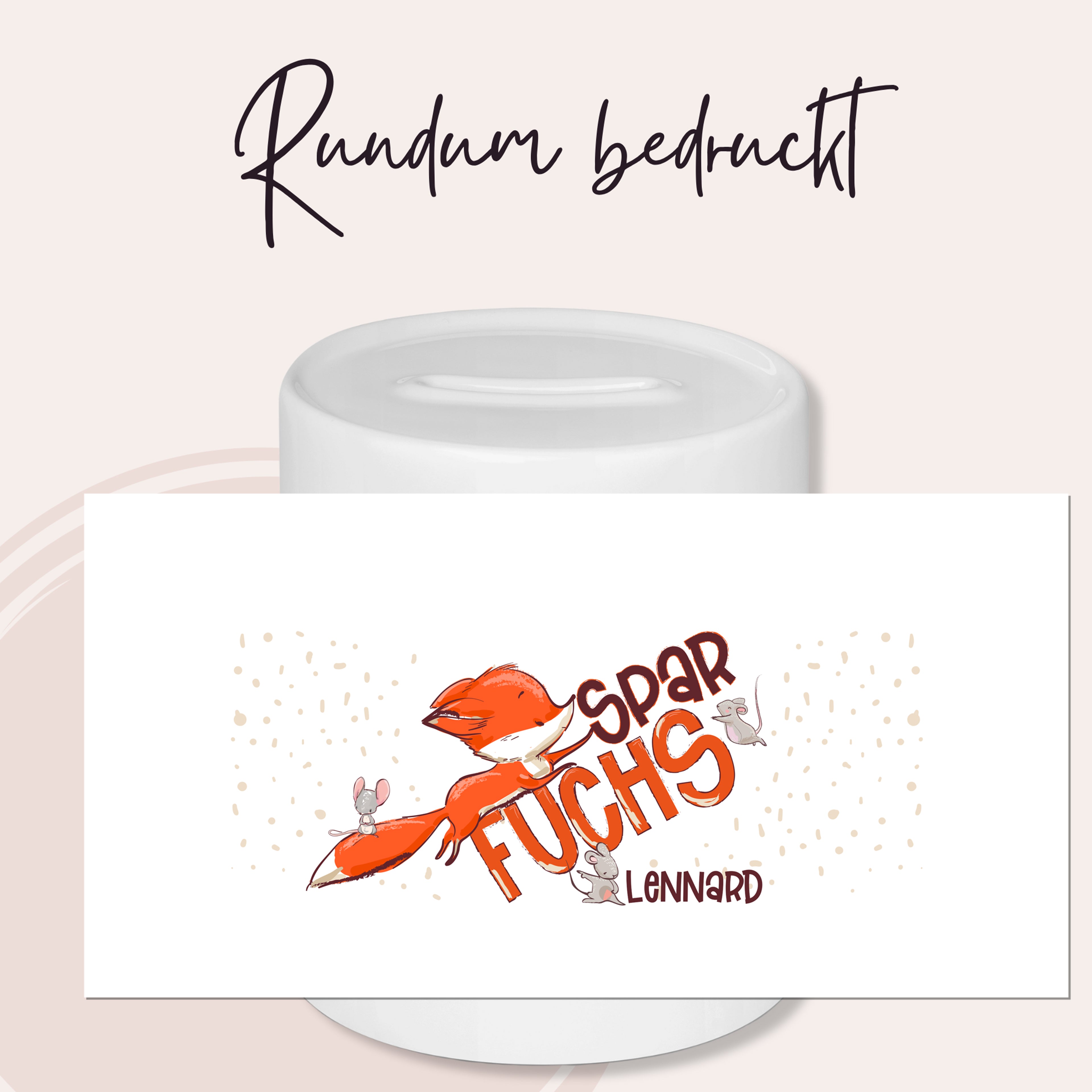 Spardose Fuchs - Für kleine Sparfüchse