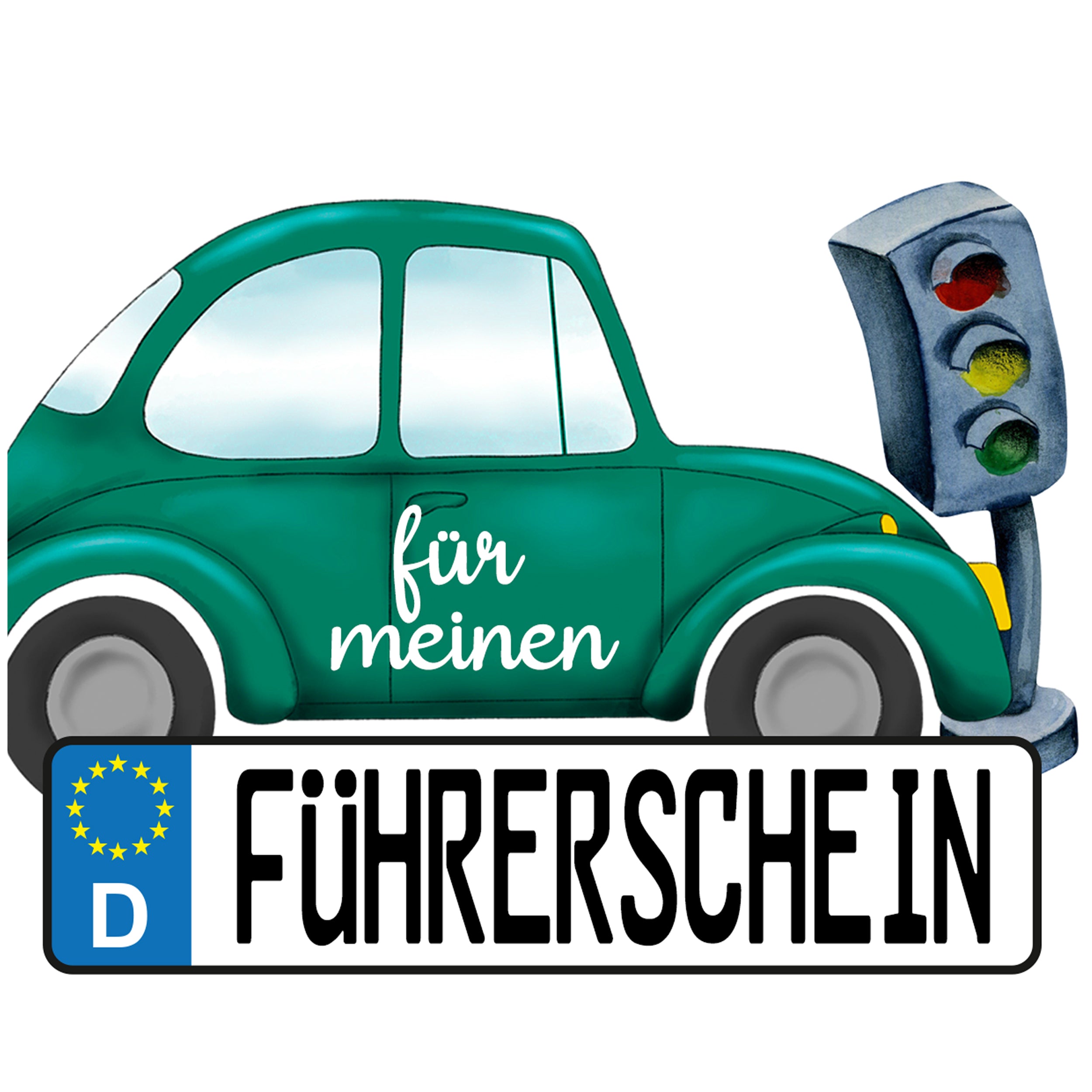 Spardose Führerschein