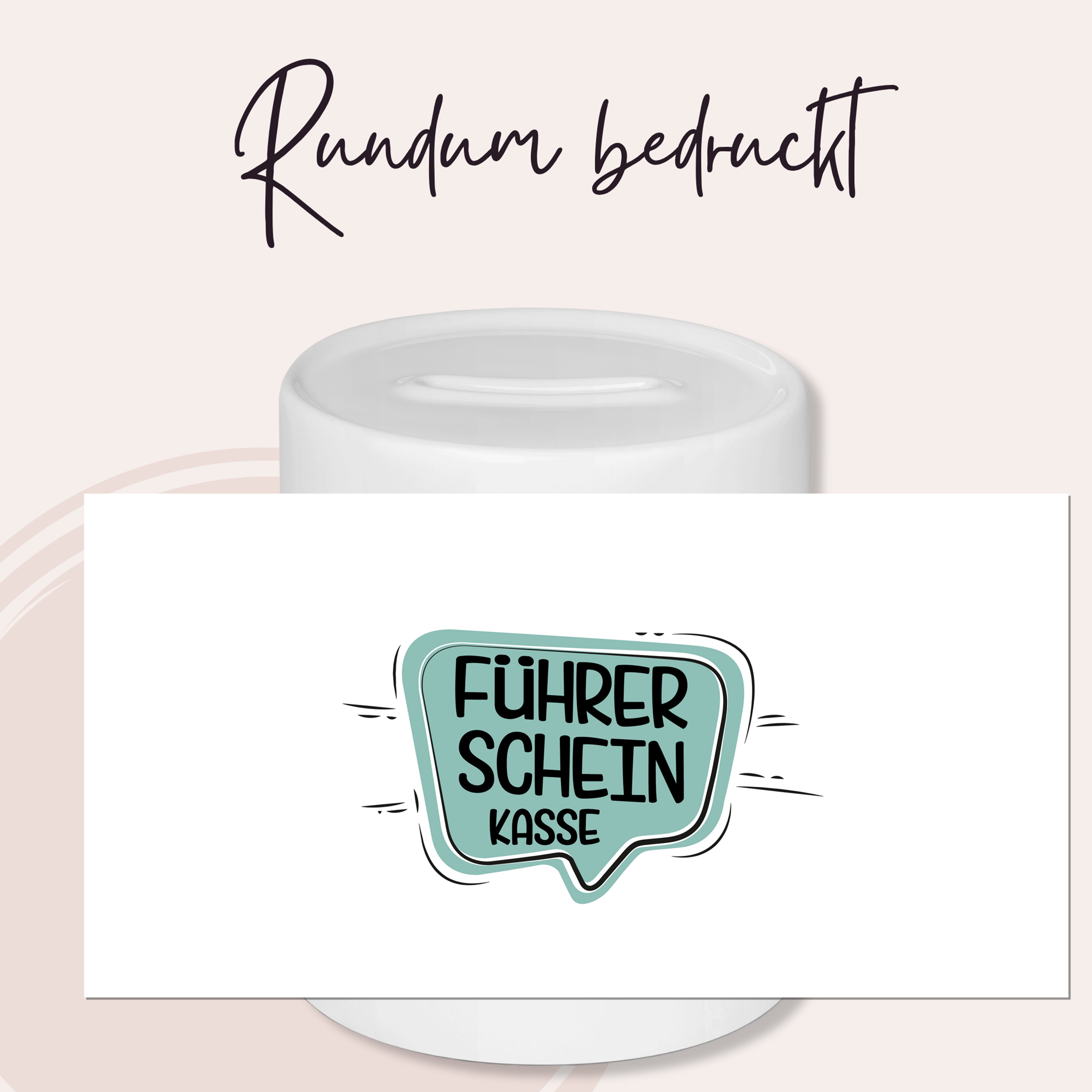 Spardose Führerschein - Für deine große Reise