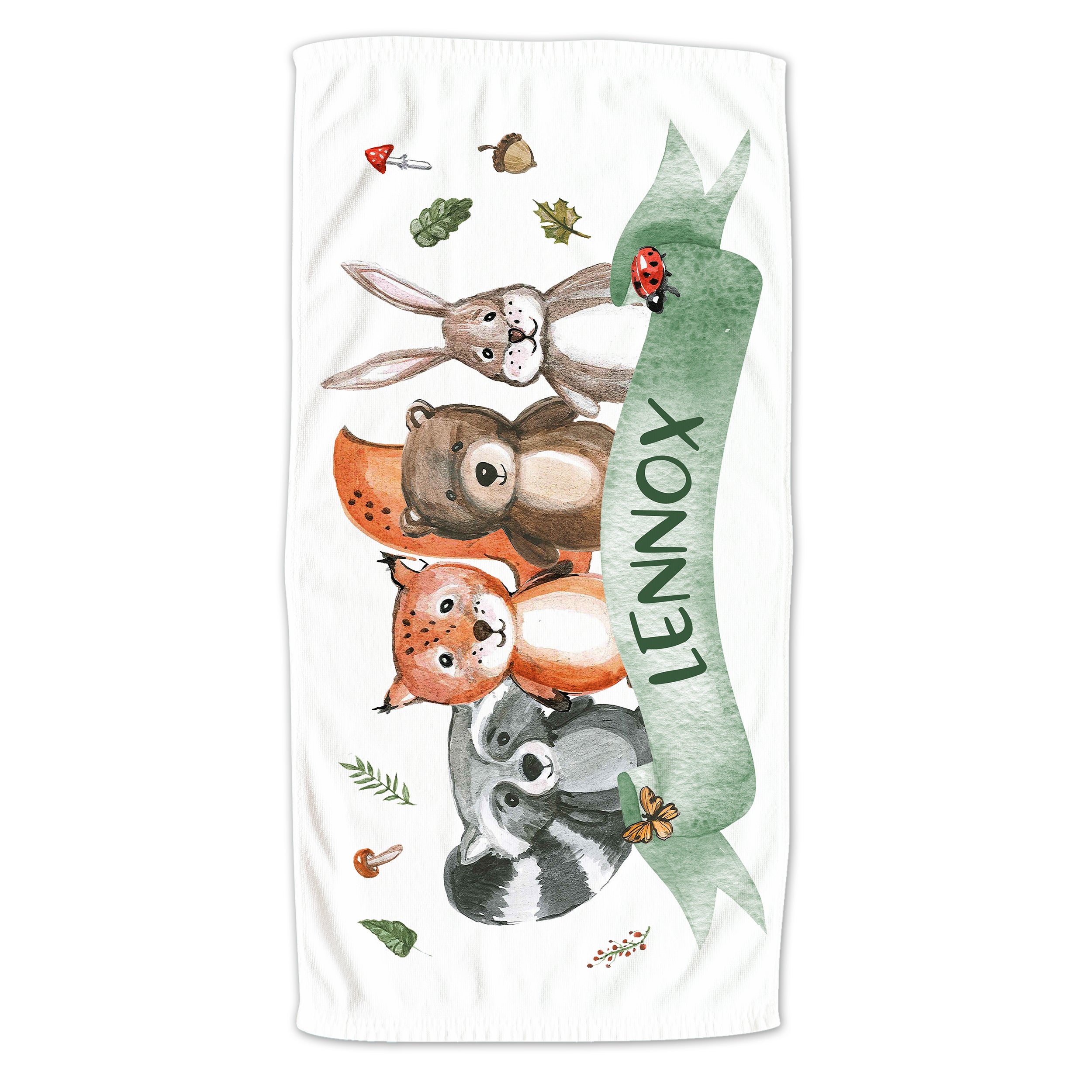 Handtuch mit Tiermotiven
