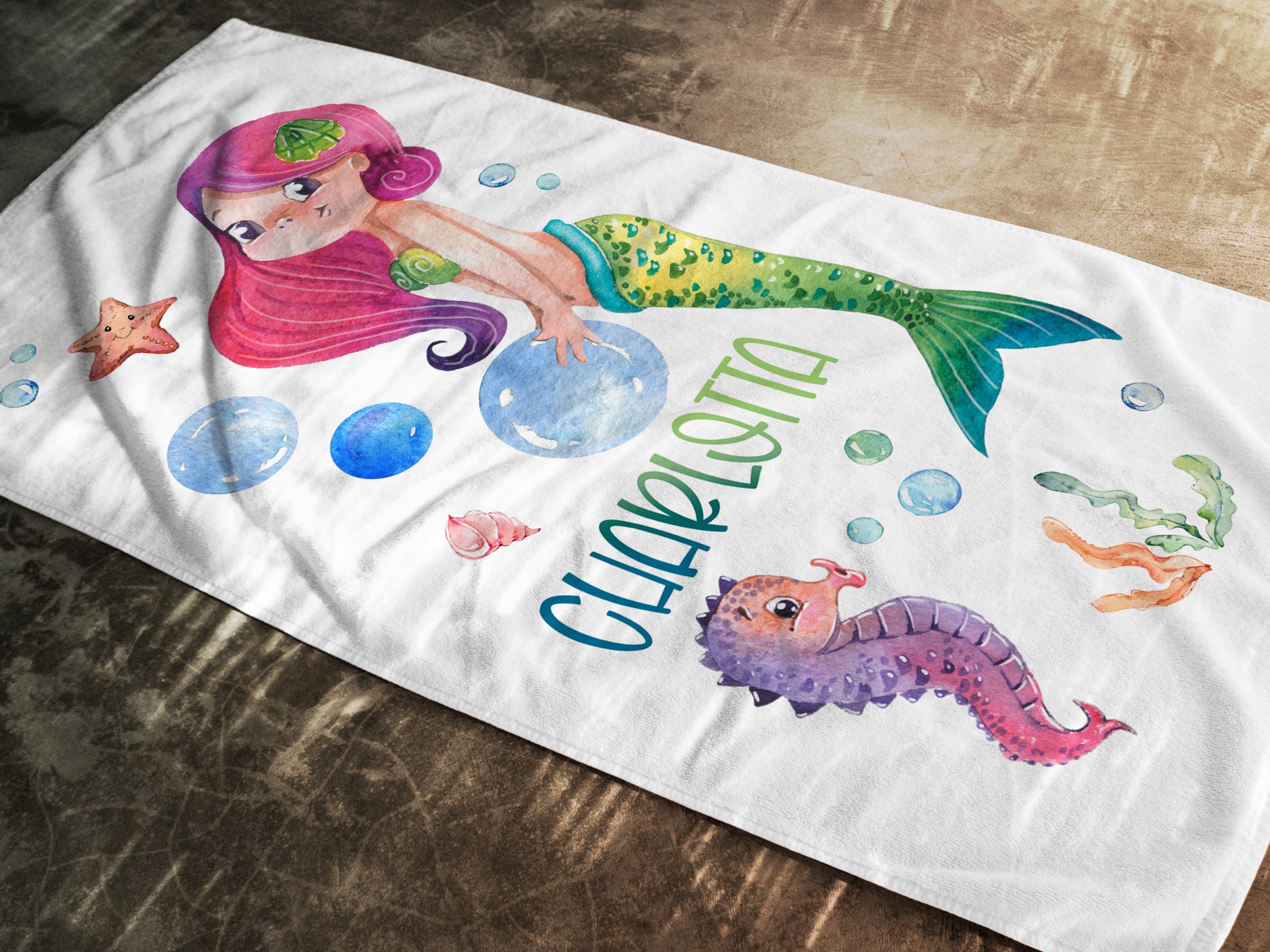 Handtuch Meerjungfrau
