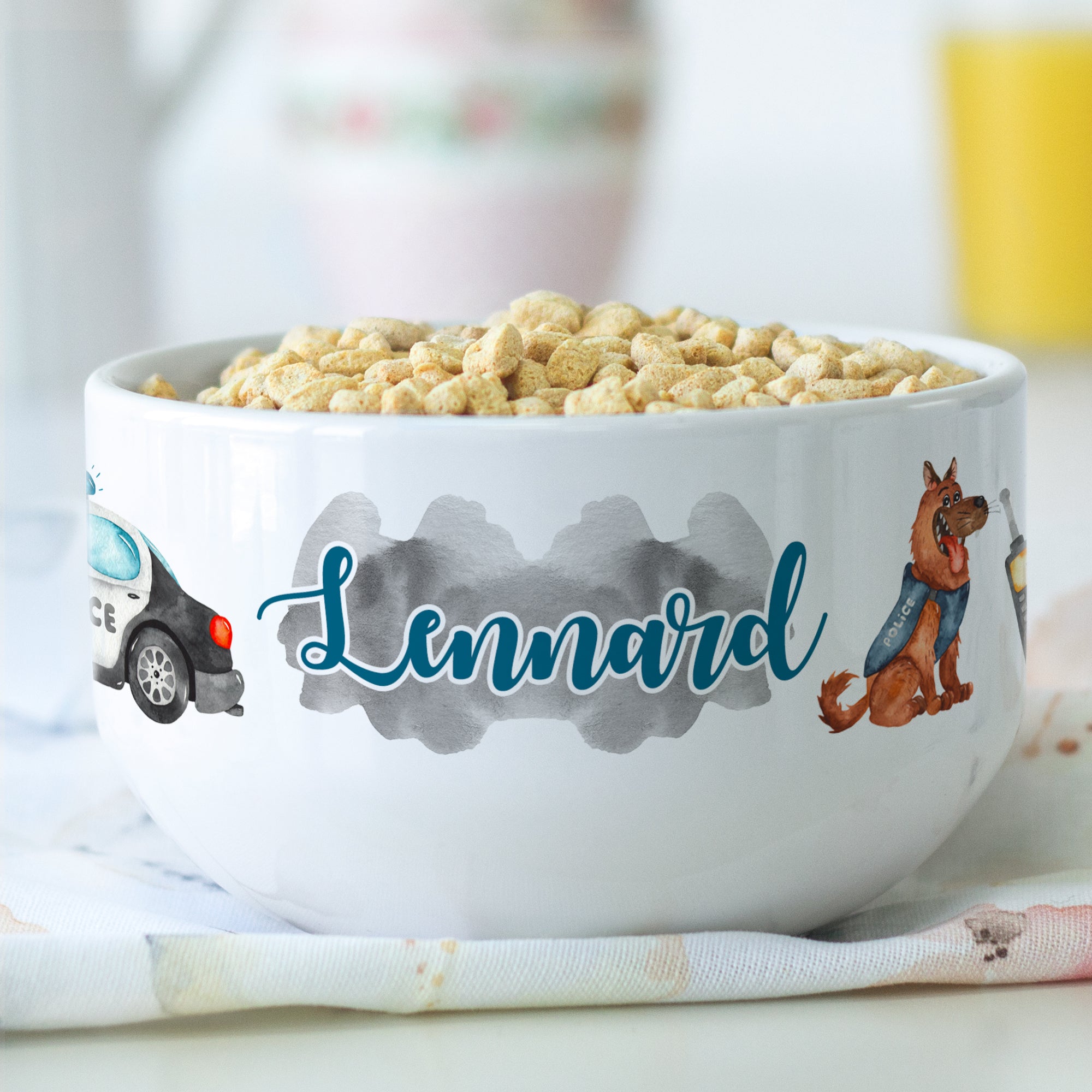 Müslischale Polizei