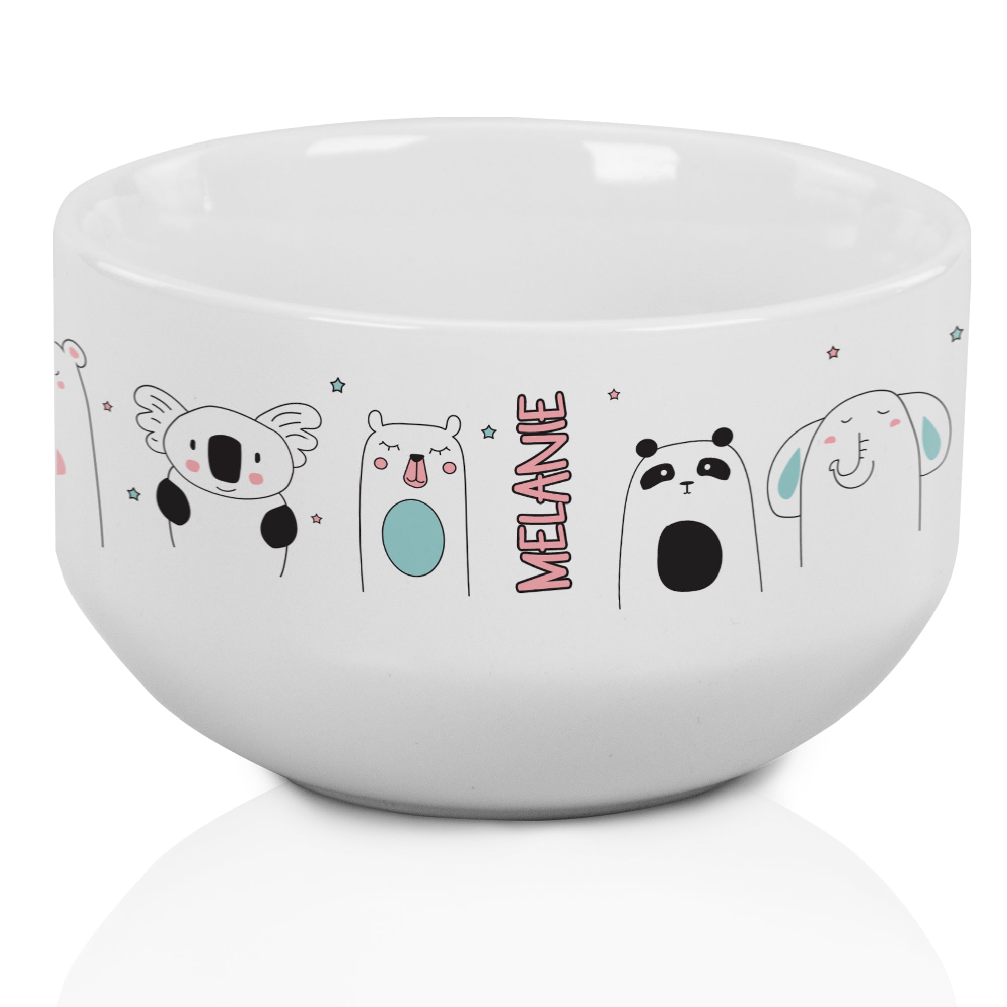 Müslischale mit Tiermotiven