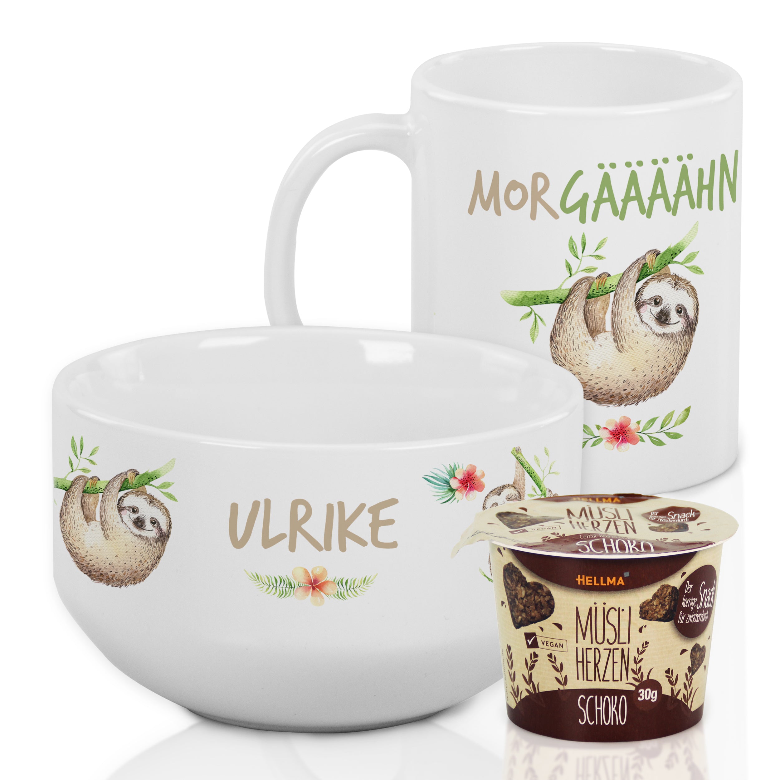 Frühstücksset Faultier