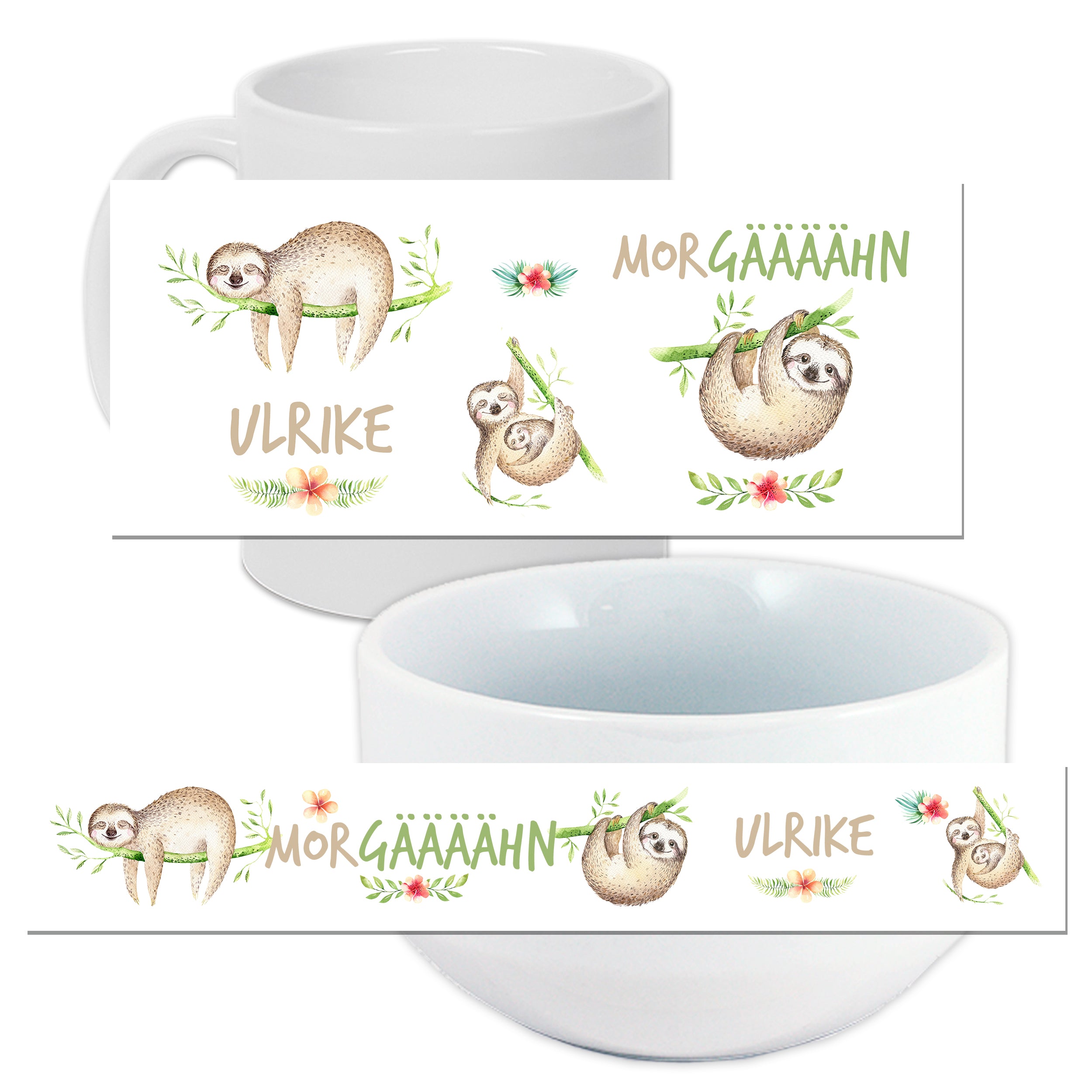 Frühstücksset Faultier