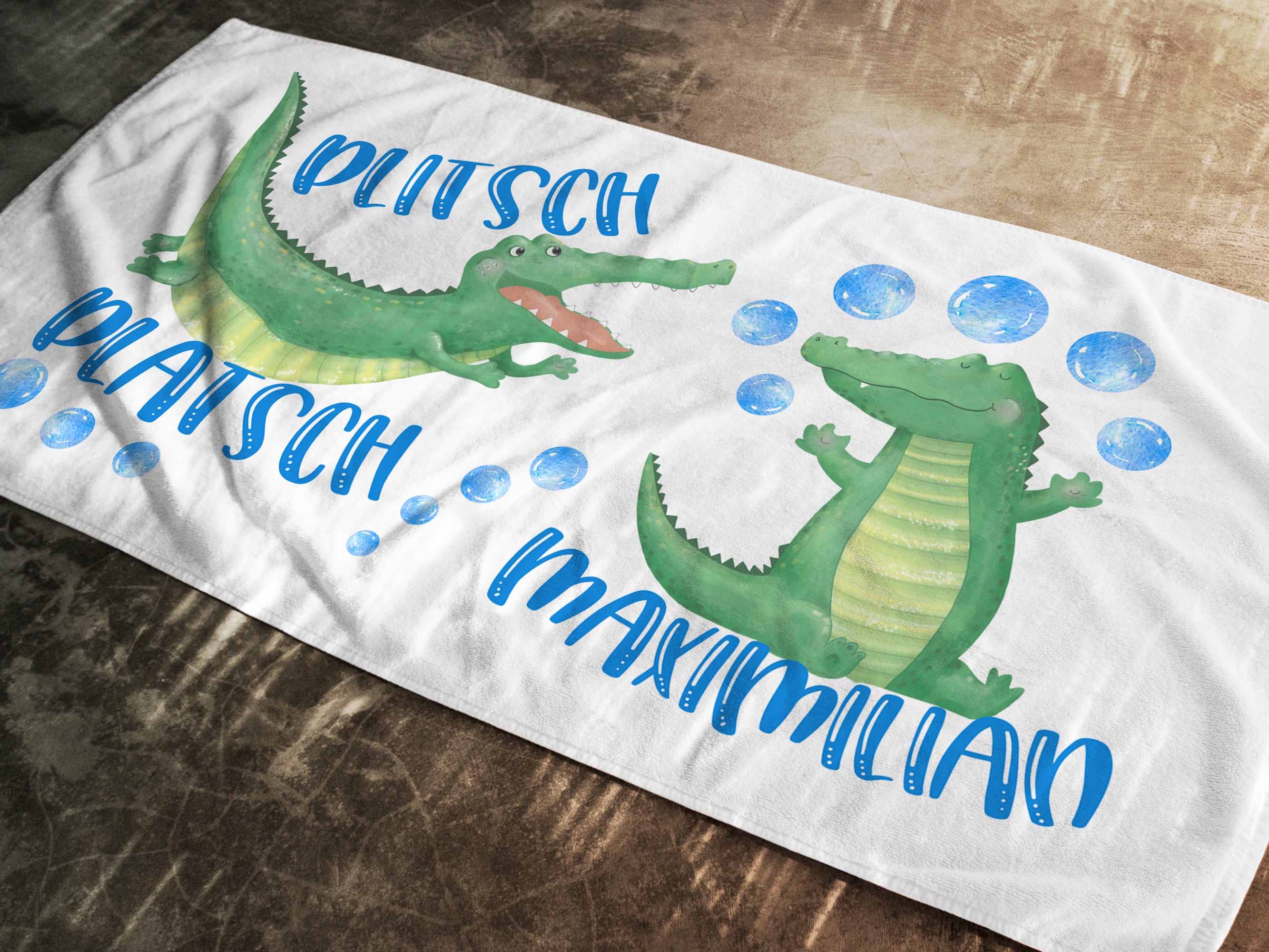 Handtuch Plitsch Platsch