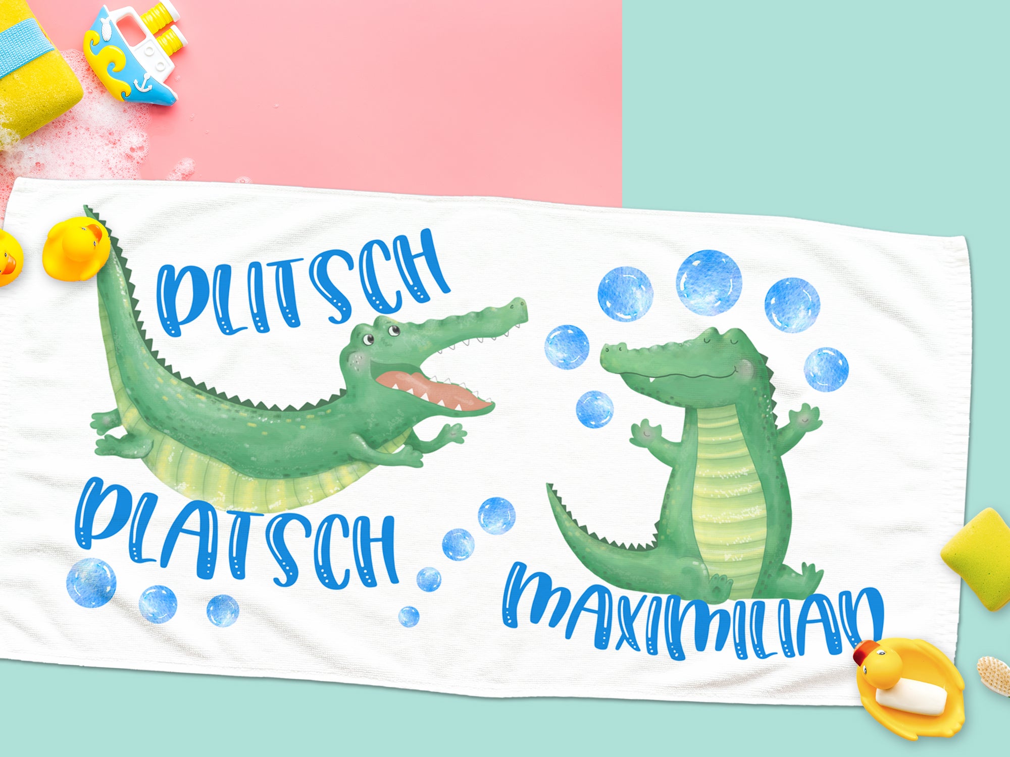 Handtuch Plitsch Platsch