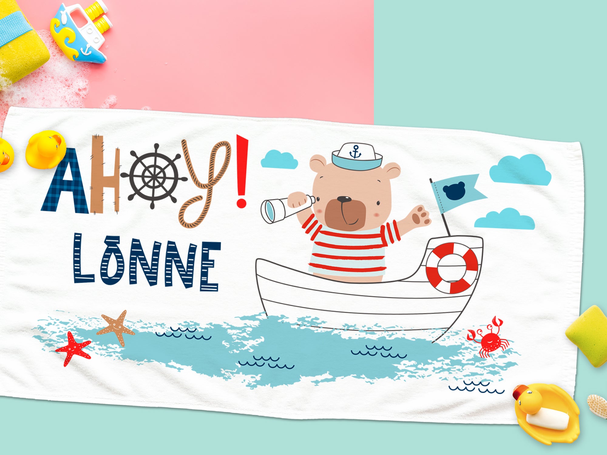 Handtuch Ahoi!