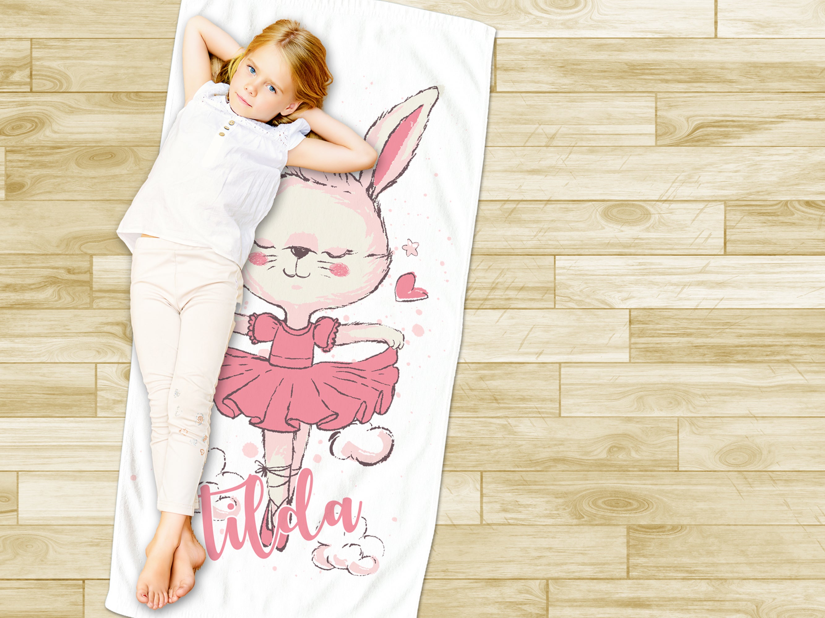 Handtuch Tanzende Ballerina