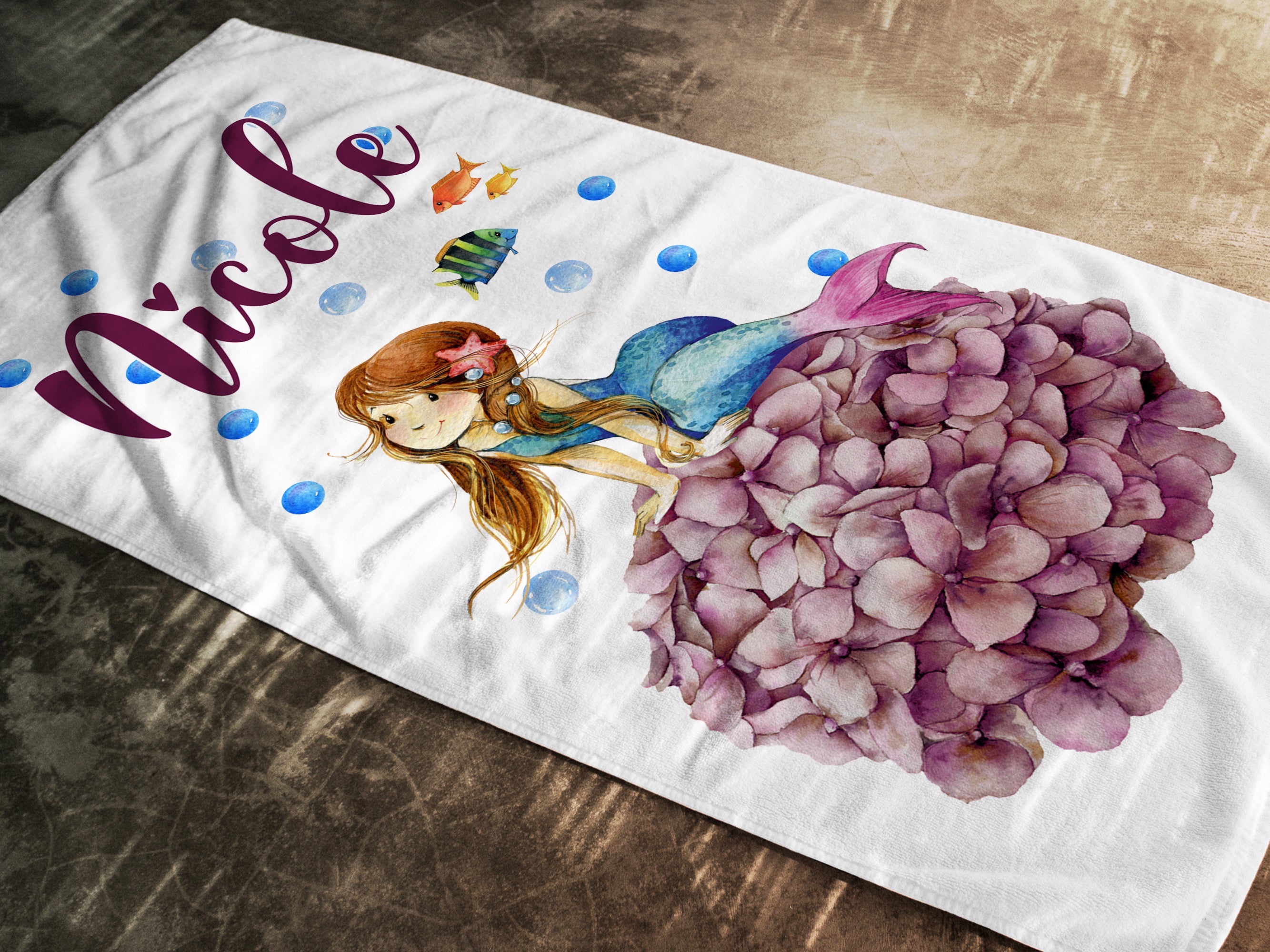 Handtuch Meerjungfrau