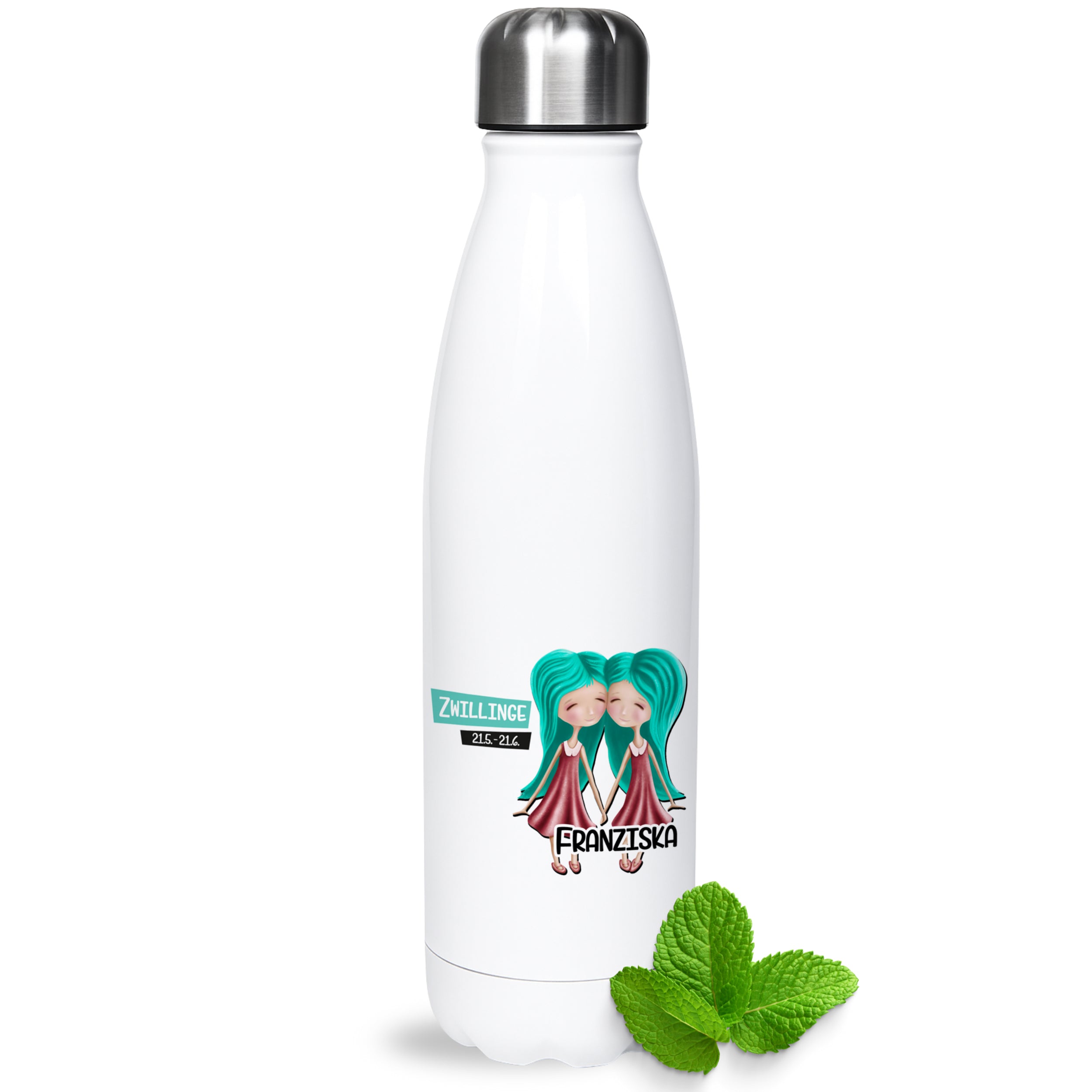 Thermosflasche Zwillinge