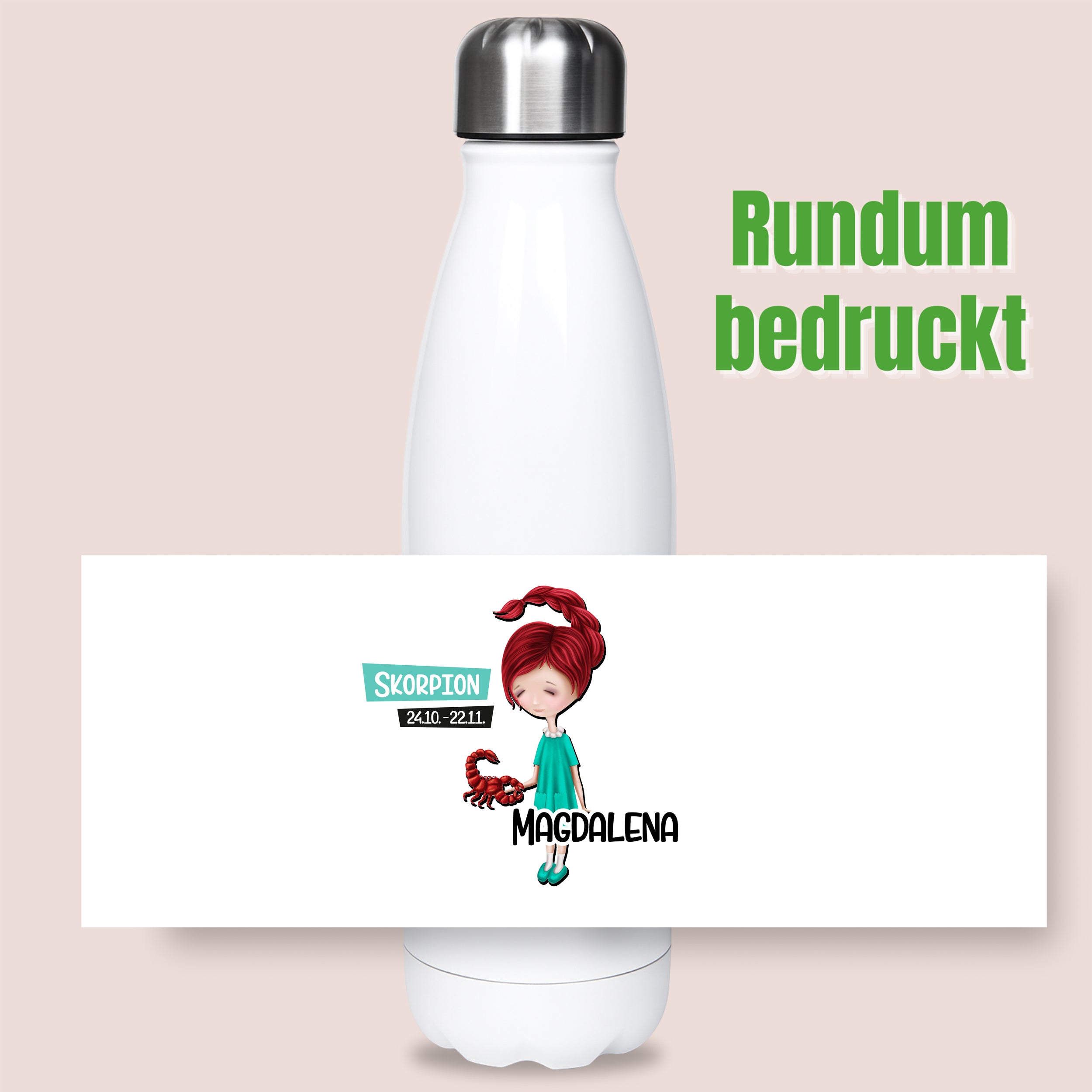 Thermosflasche Skorpion