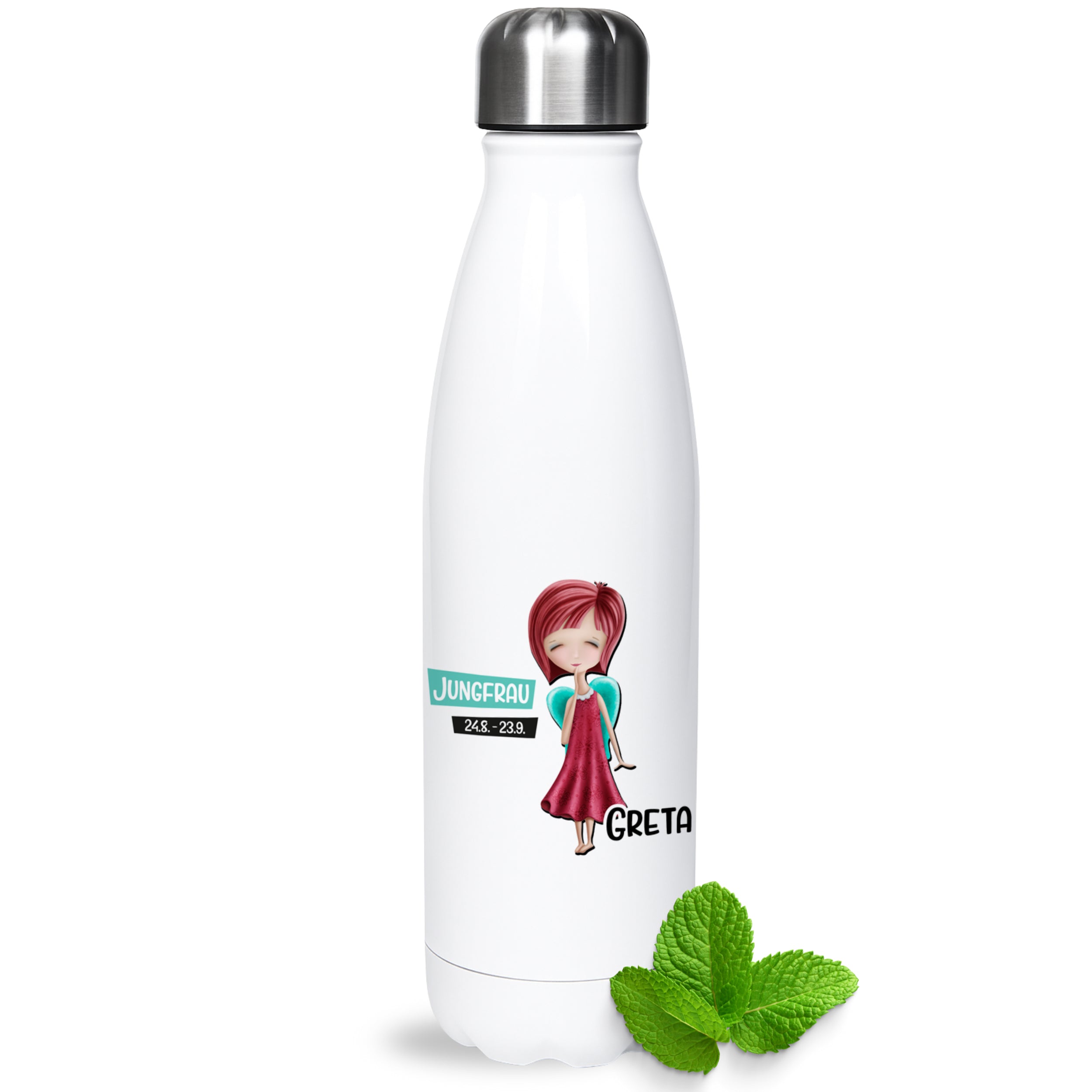 Thermosflasche Jungfrau