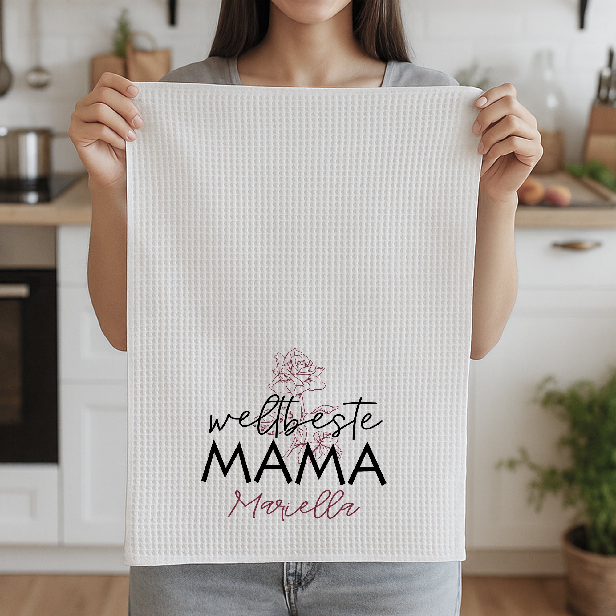 Geschirrtuch Weltbeste Mama