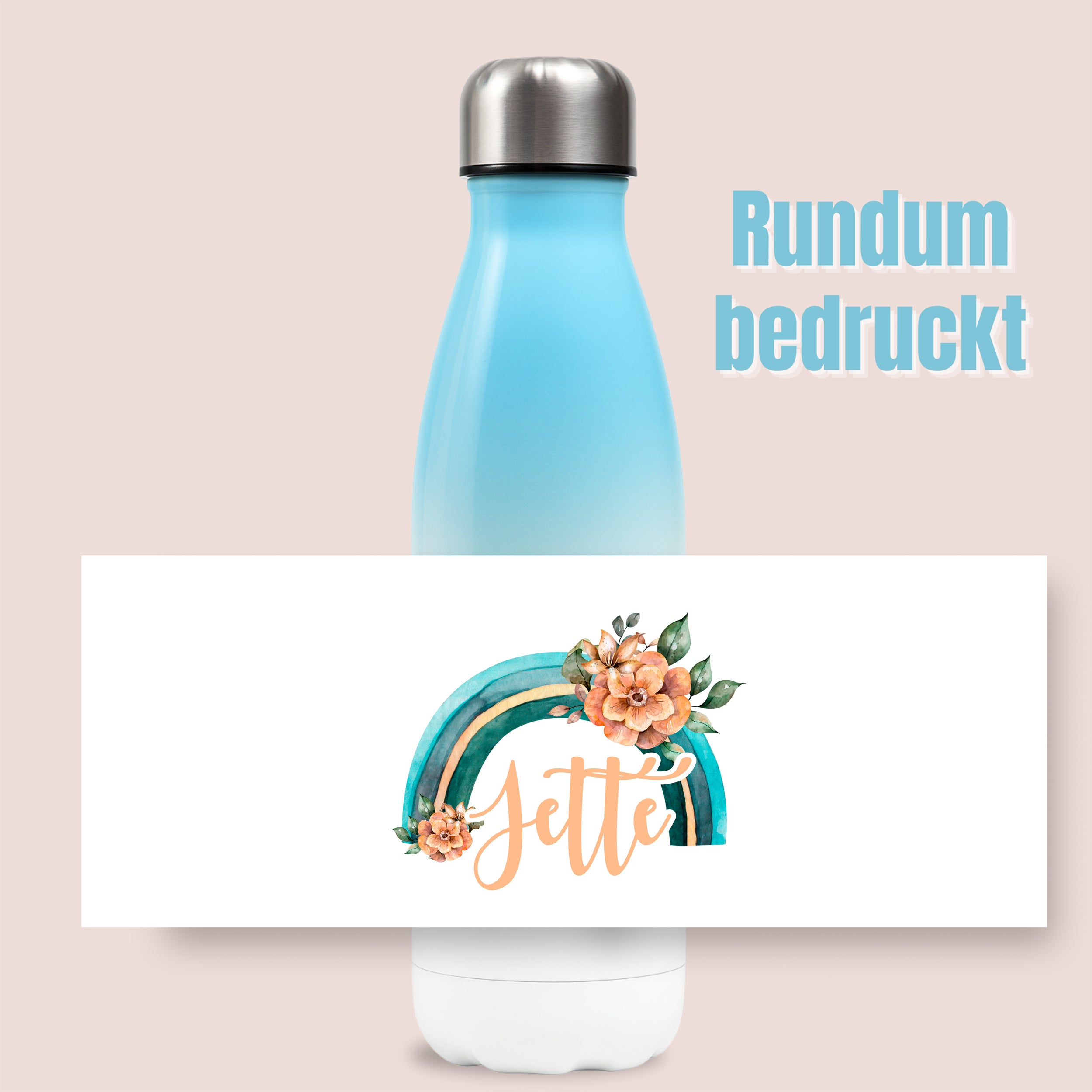 Thermosflasche Regenbogen