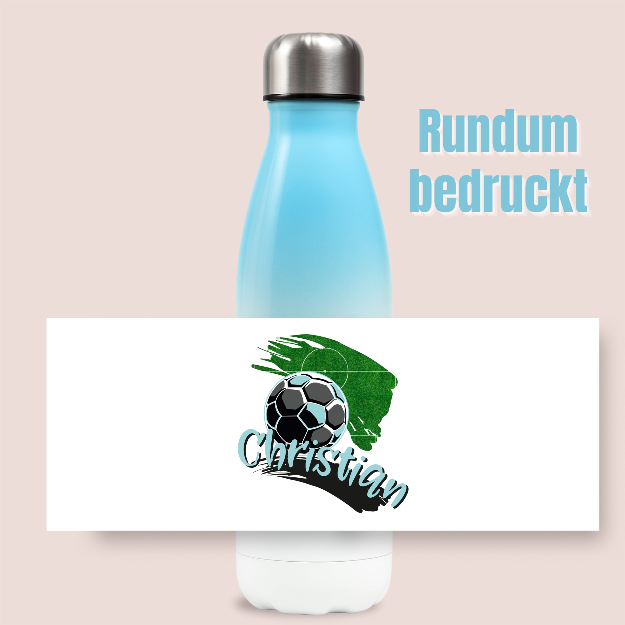 Thermosflasche Fußball