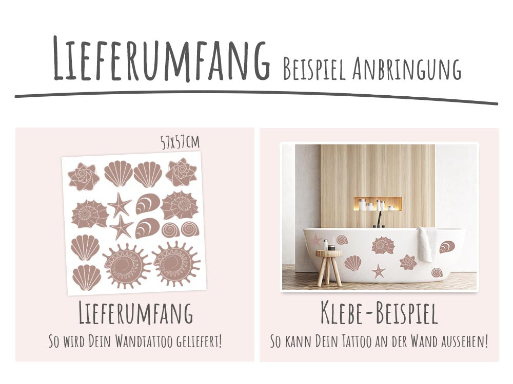 Wandtattoo Meereszauber für dein Badezimmer
