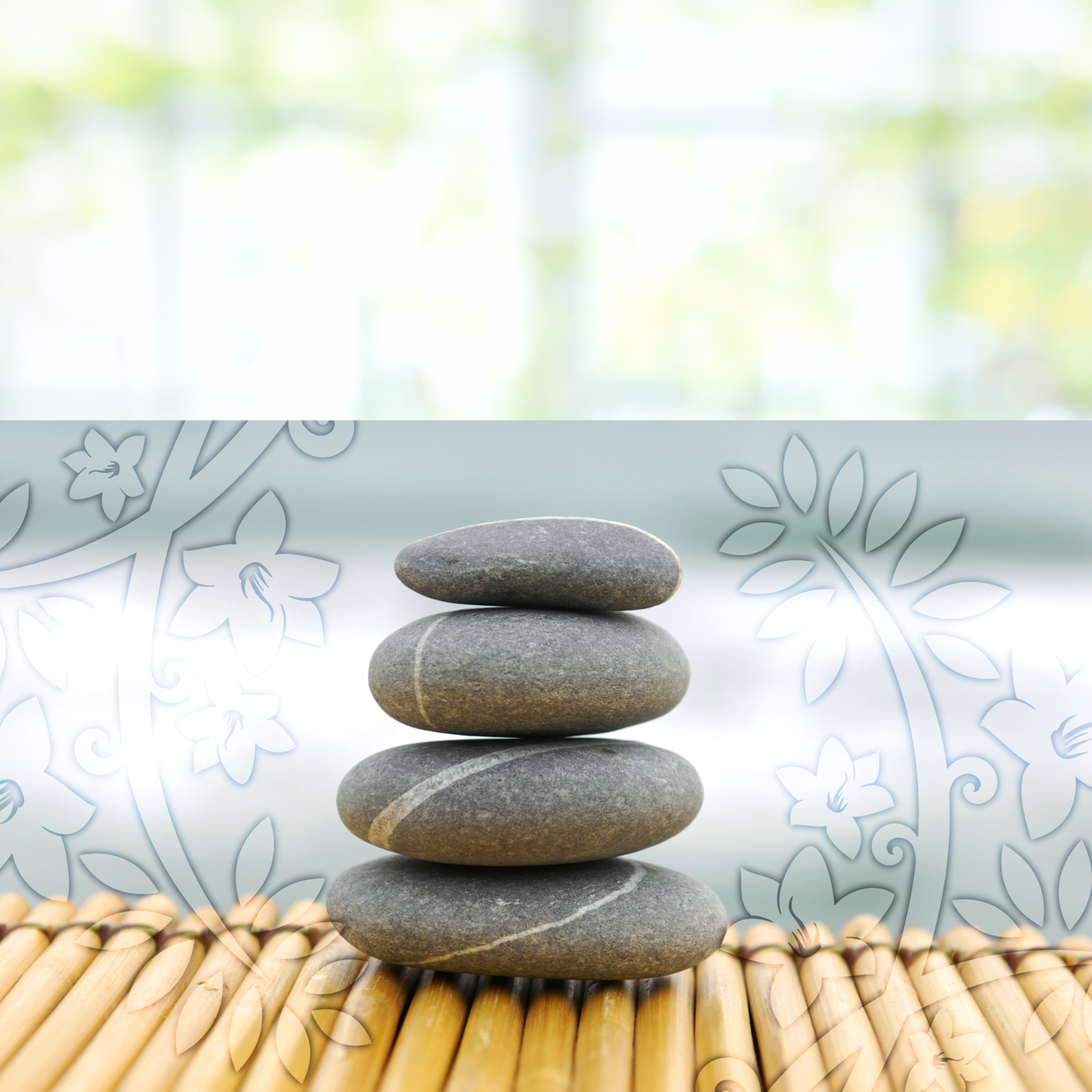 Fensterfolie Wellness