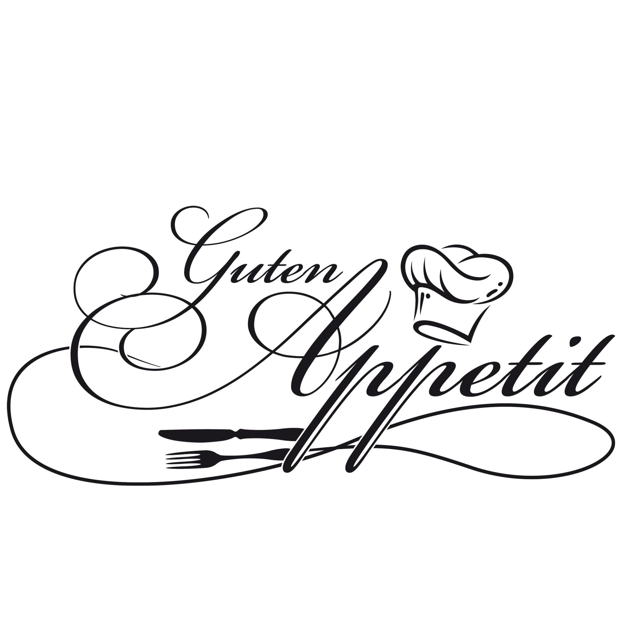 Wandtattoo Guten Appetit
