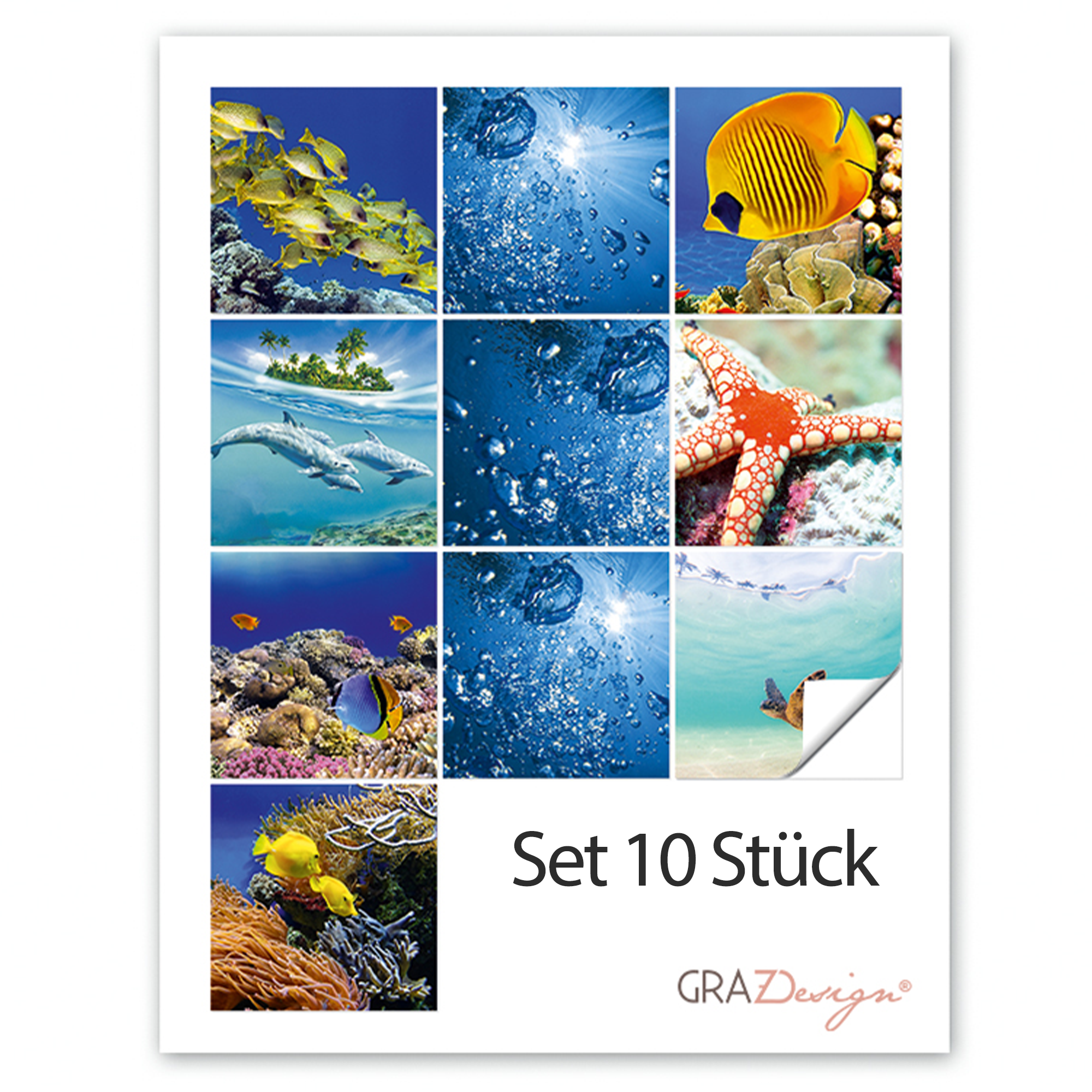 Fliesenaufkleber Bad – Unterwasserwelt