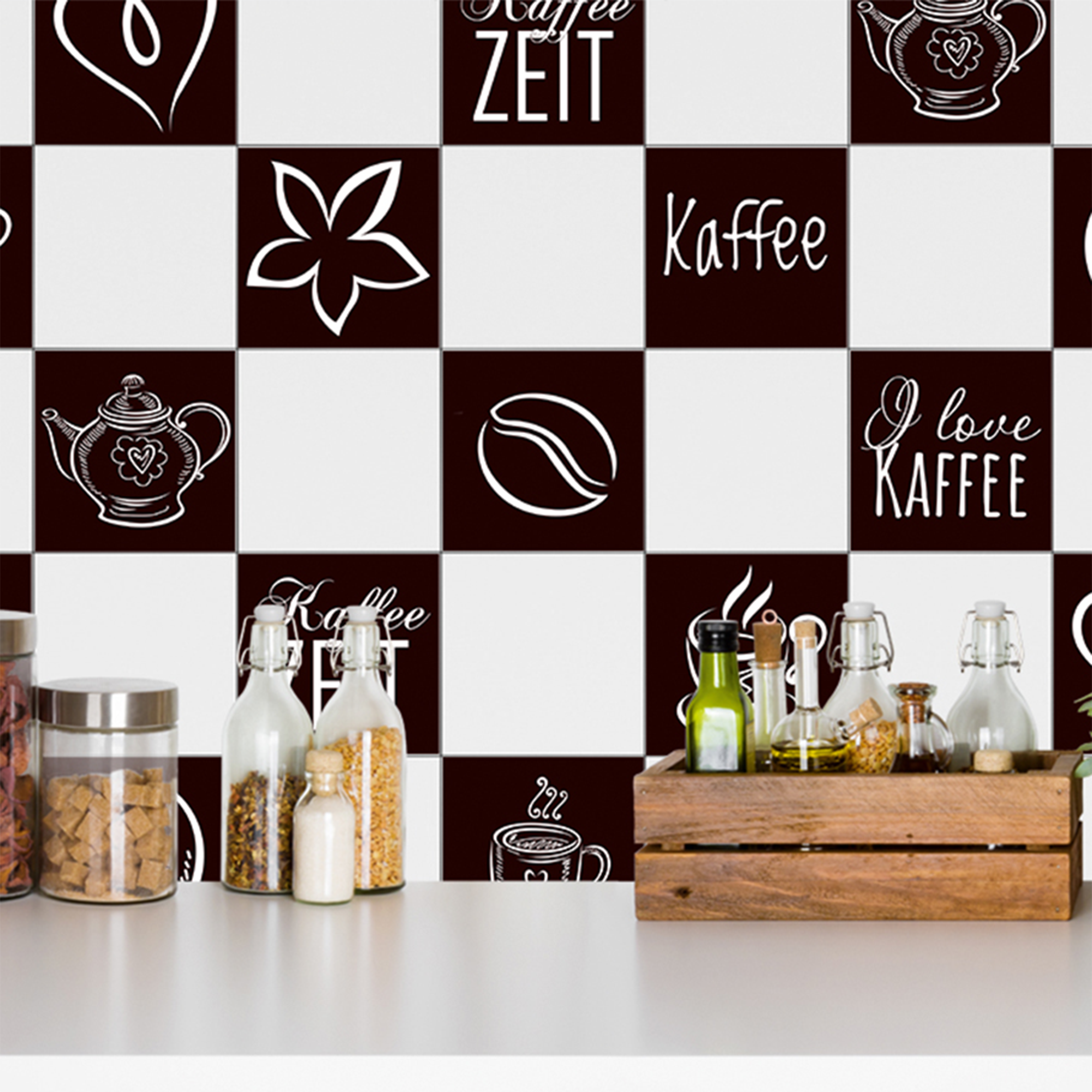 Fliesenaufkleber Kaffee