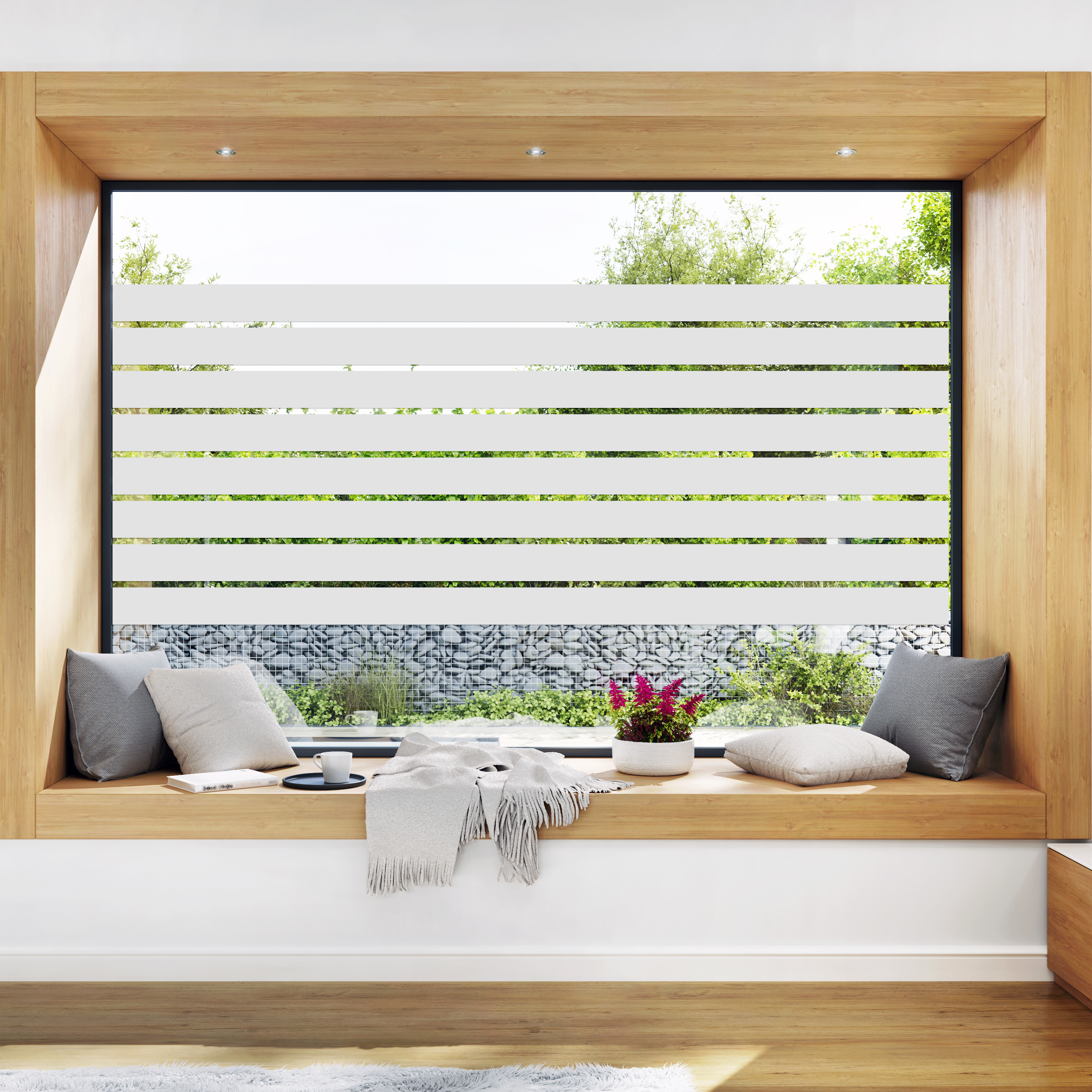 Fensterfolie Streifen