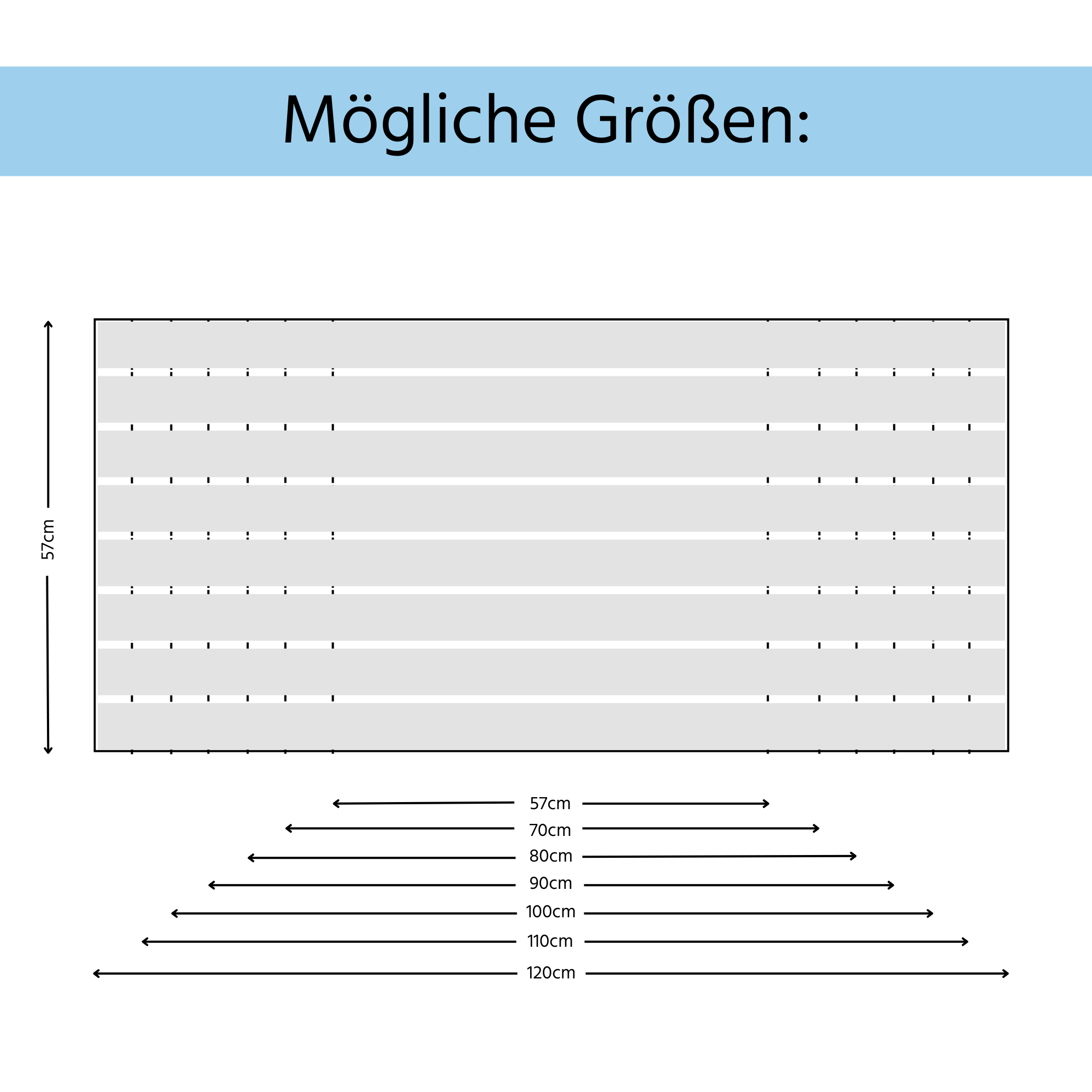 Fensterfolie Streifen