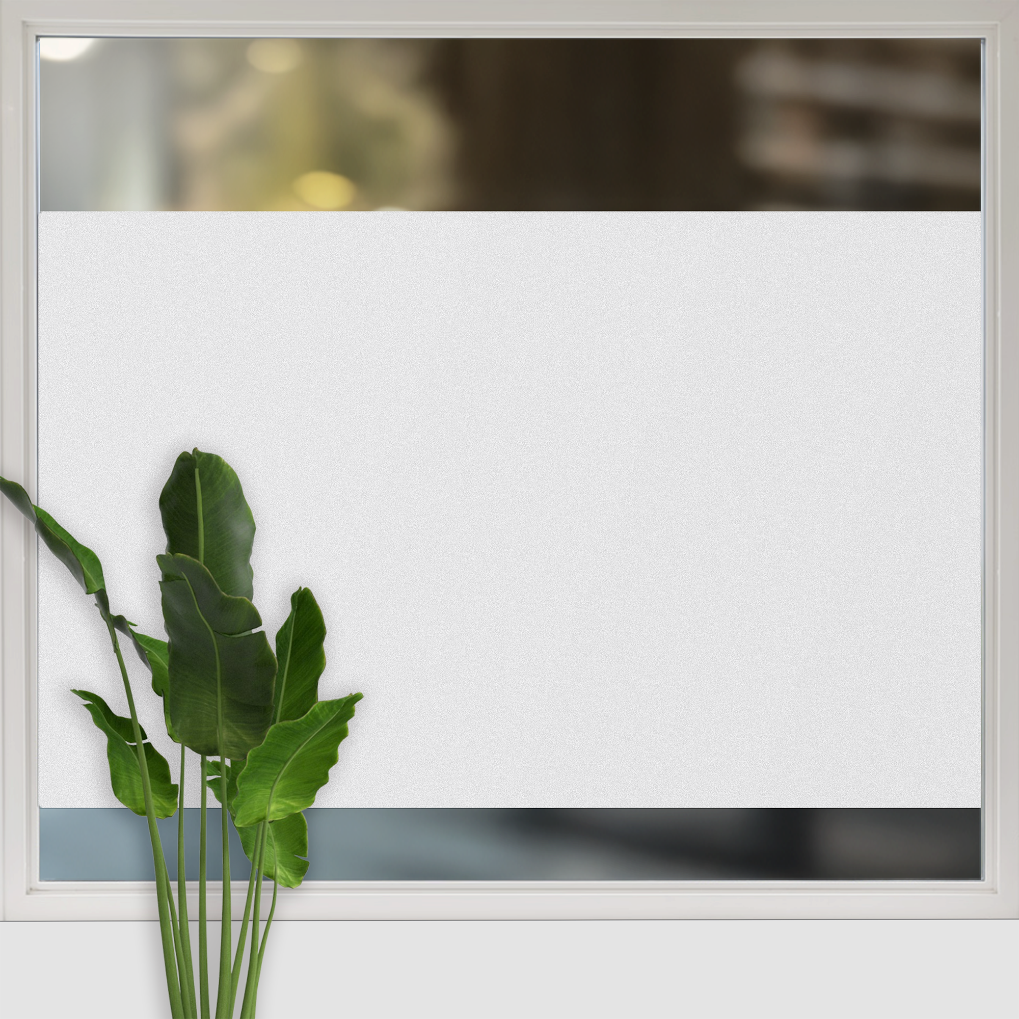 Milchglas Fensterfolie – Blickdichter Sichtschutz fürs Fenster