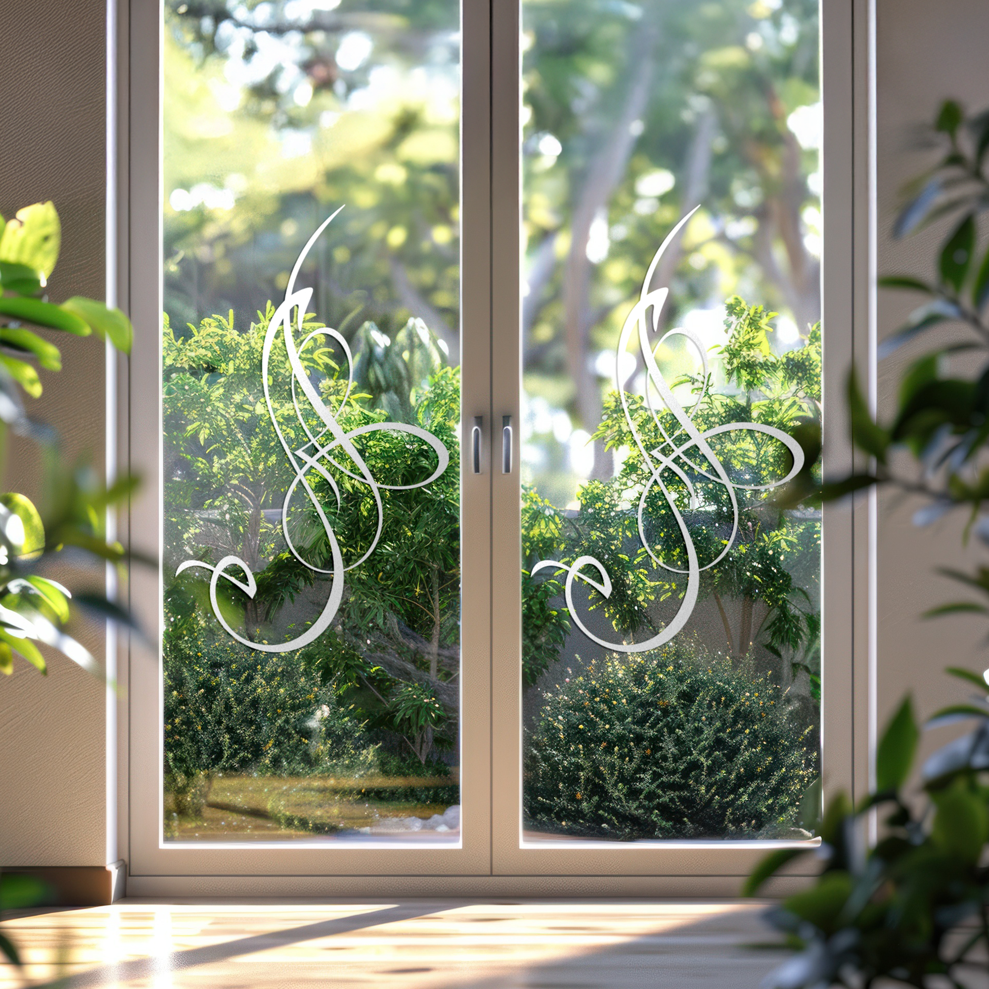 Fensterfolie Feine Linien