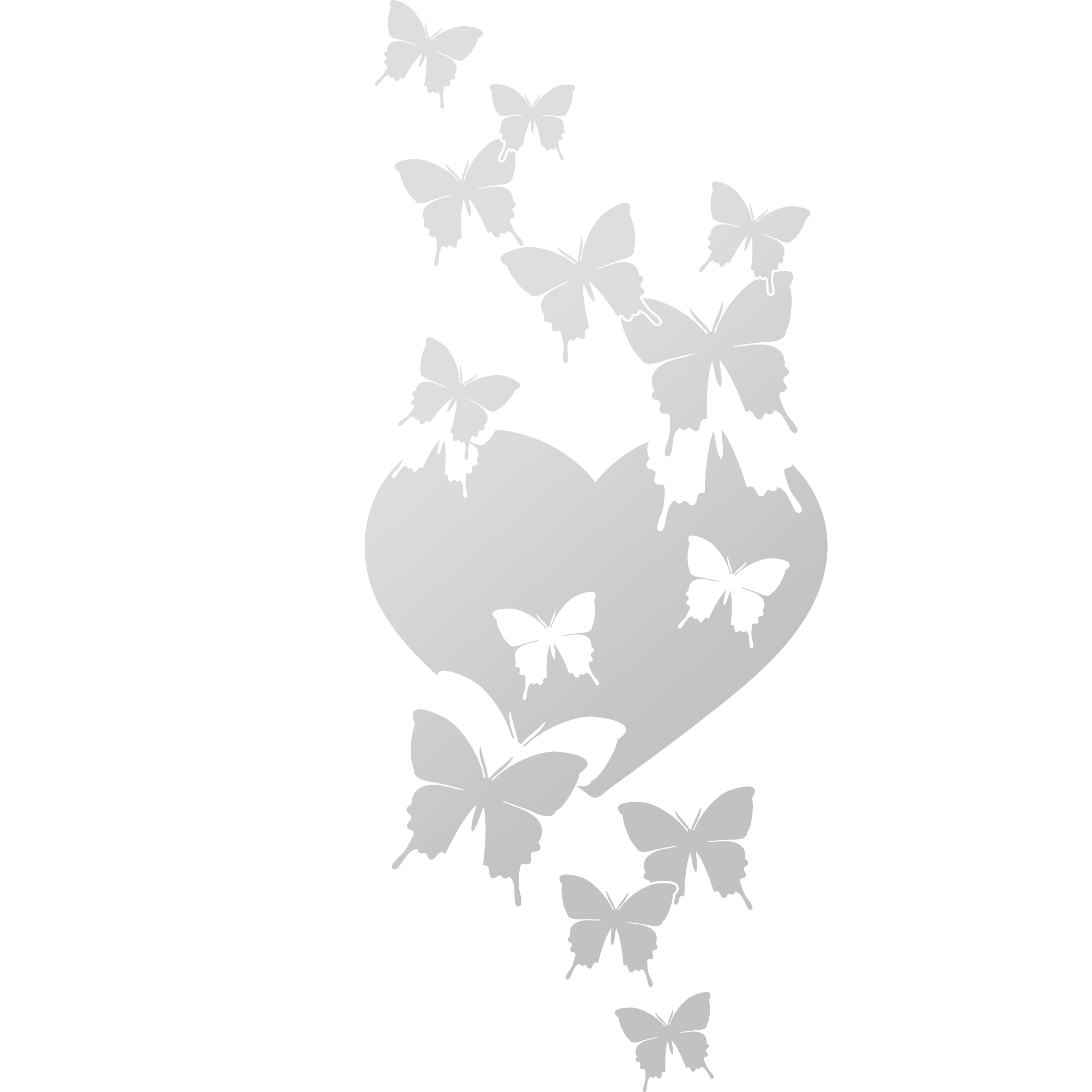 Fensterfolie Glastür Schmetterlinge - Ein Hauch von Leichtigkeit