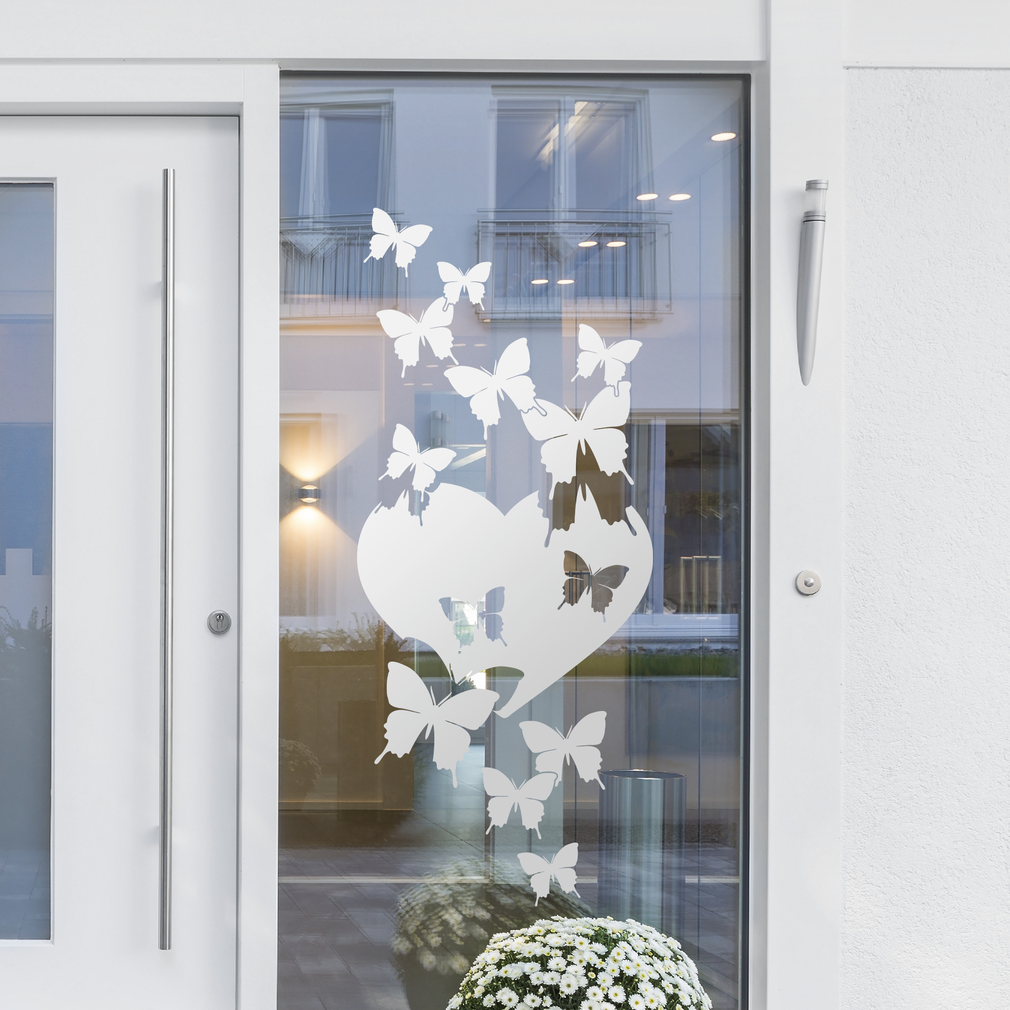 Fensterfolie Glastür Schmetterlinge - Ein Hauch von Leichtigkeit
