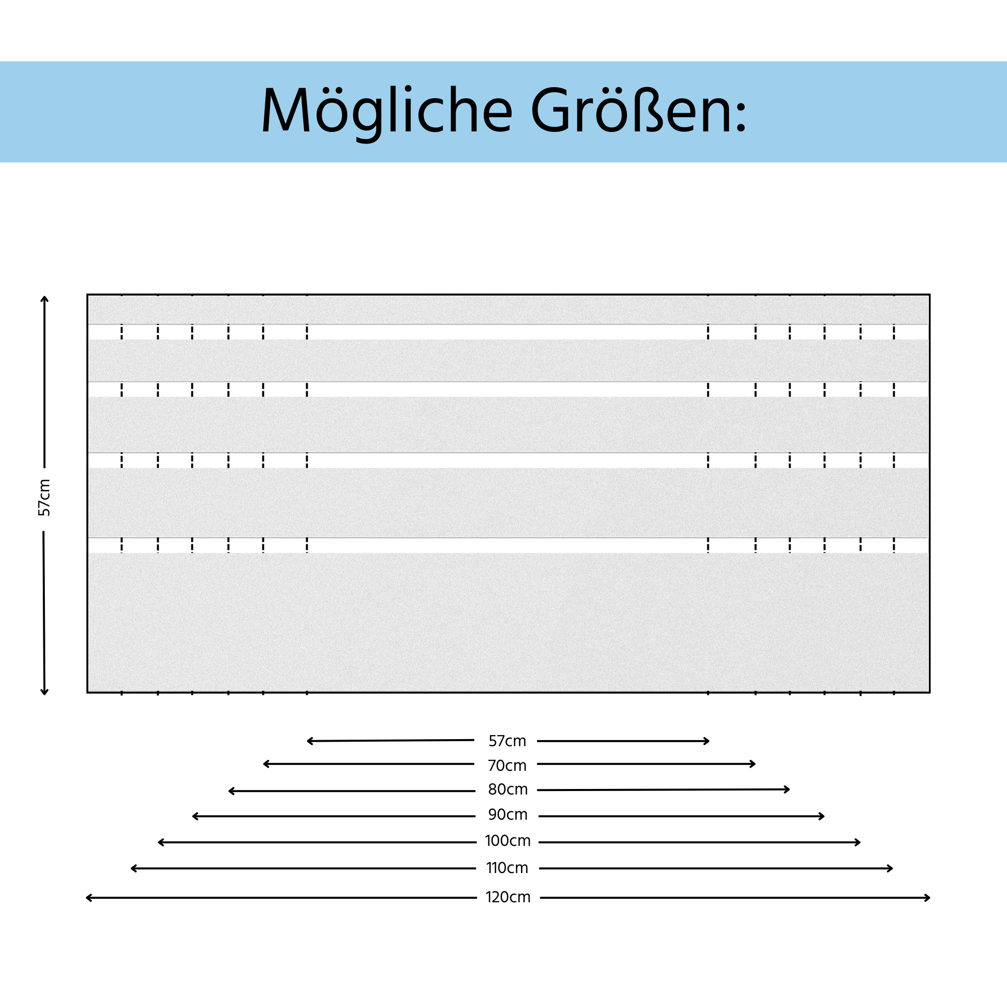 Fensterfolie Streifen