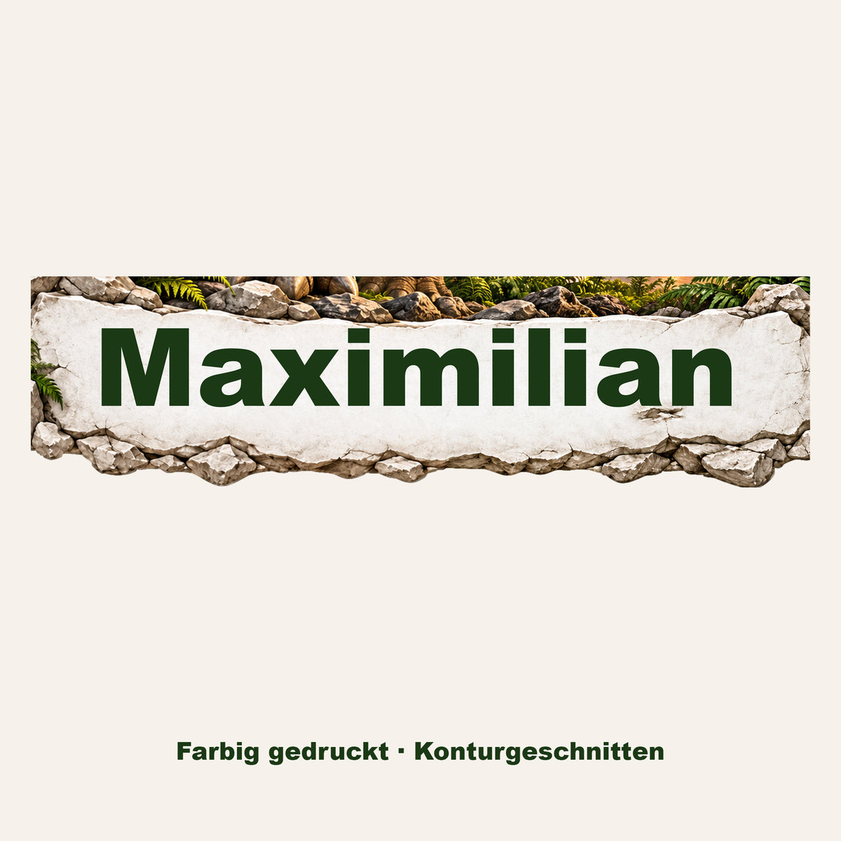 Dinosaurier-Wandtattoo Motiv 2 – Schnittkontur