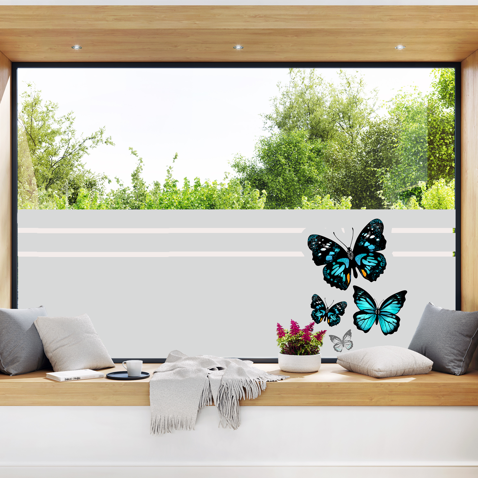 Fensterfolie Schmetterlinge