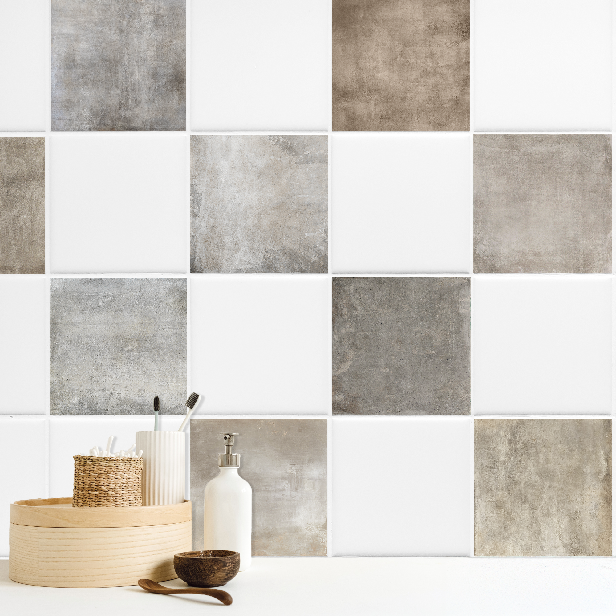 Fliesenaufkleber Beton-Optik