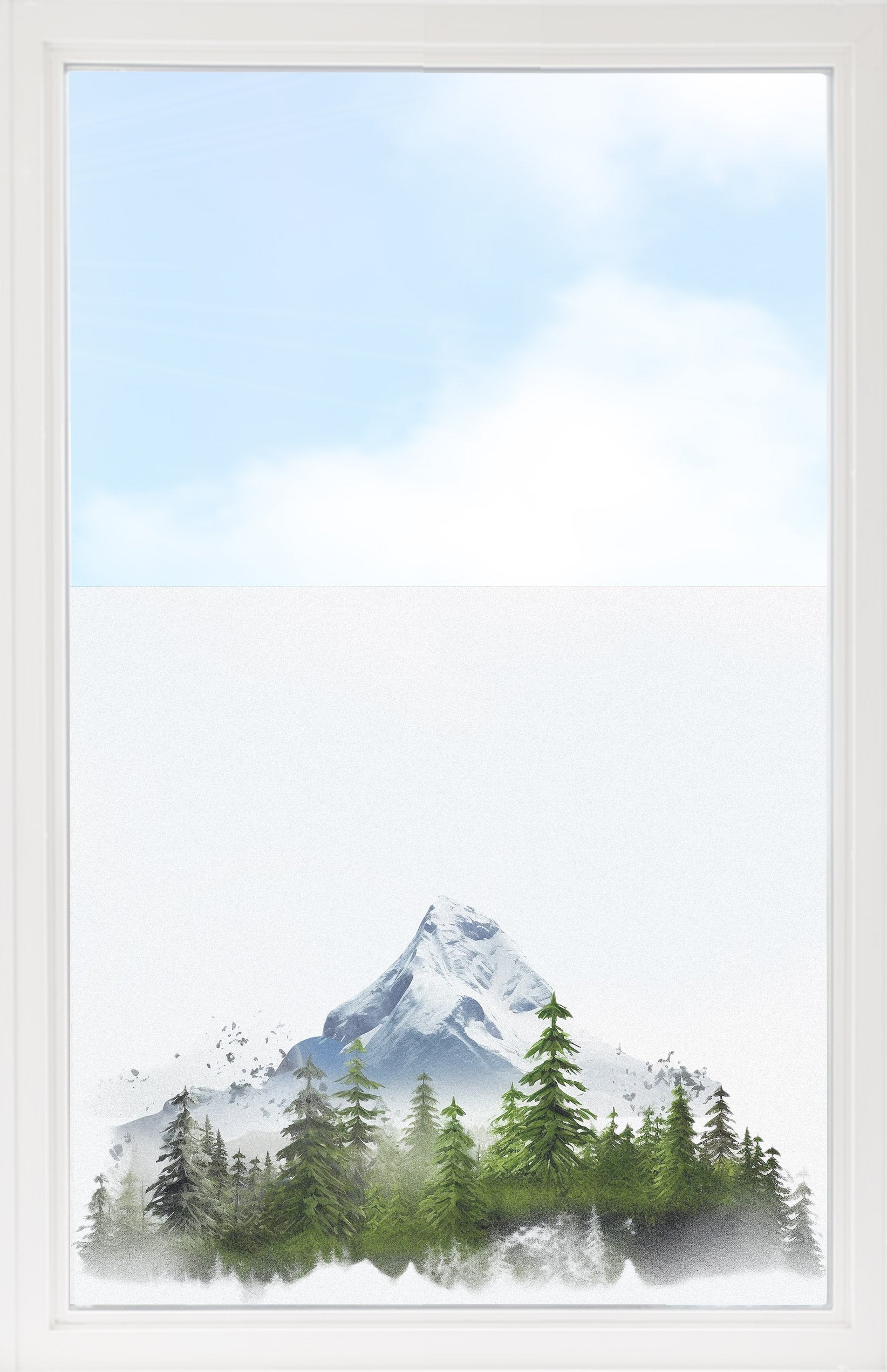 Glasdekor Landschaft