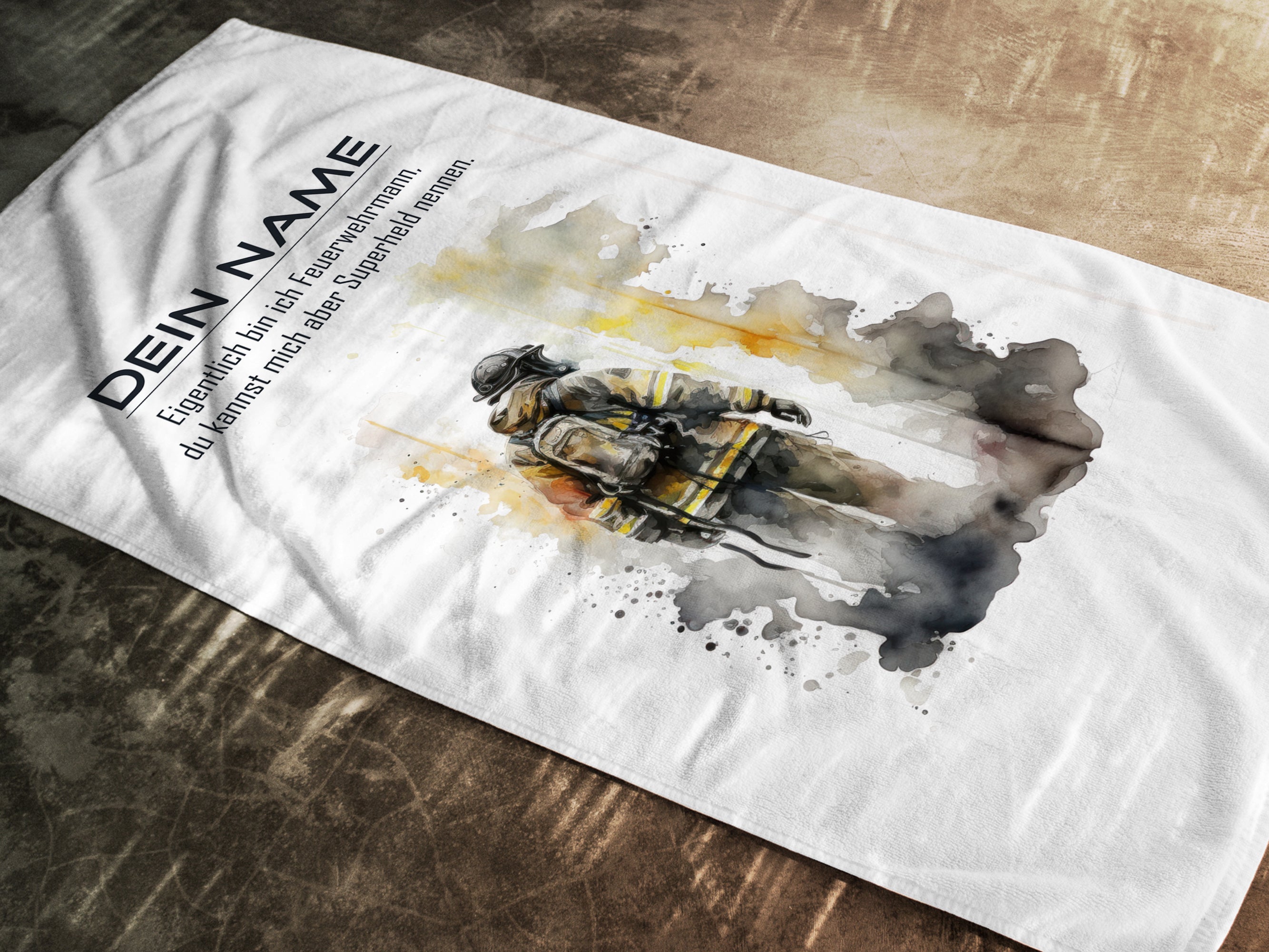 Handtuch Feuerwehrmann