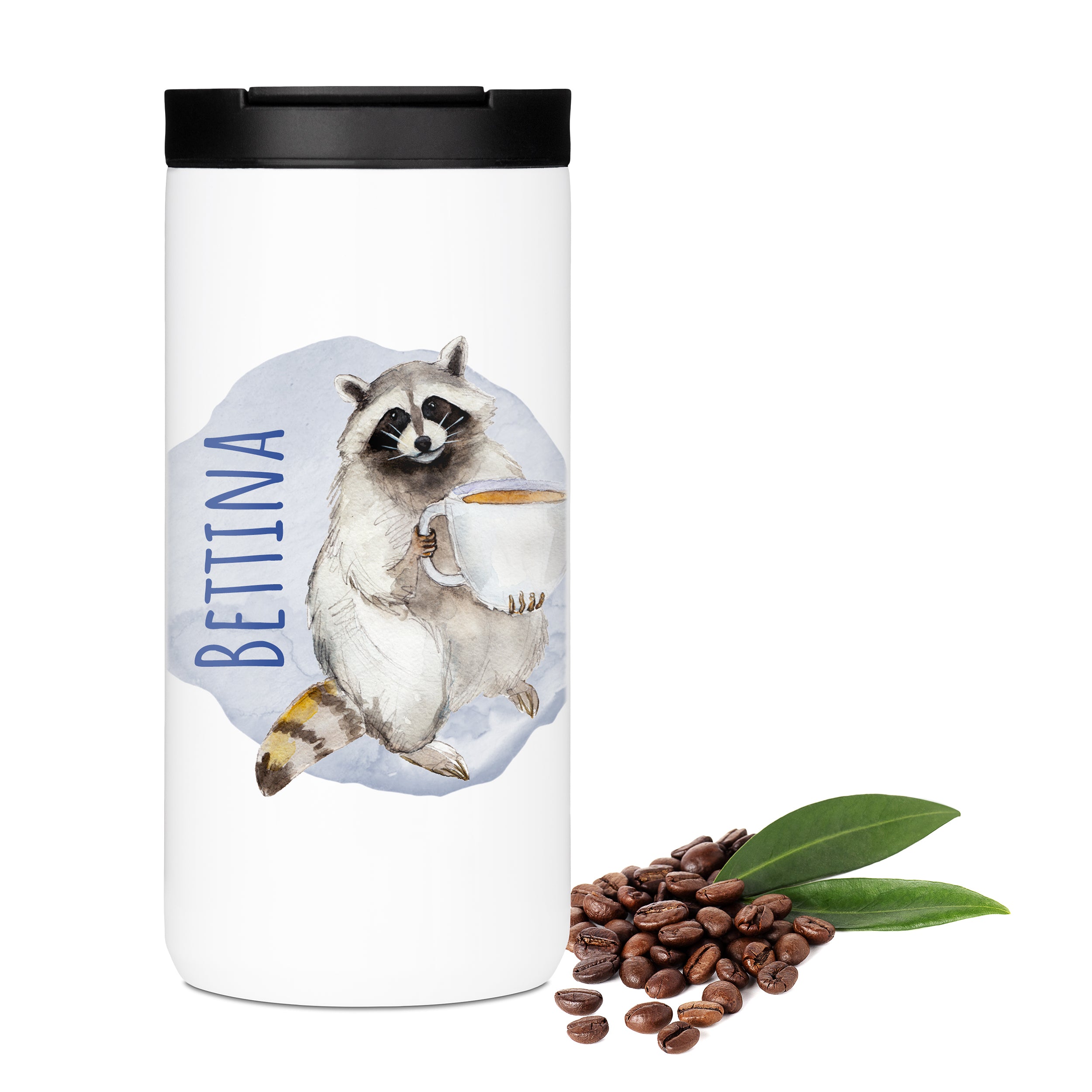 Kaffeebecher Waschbär