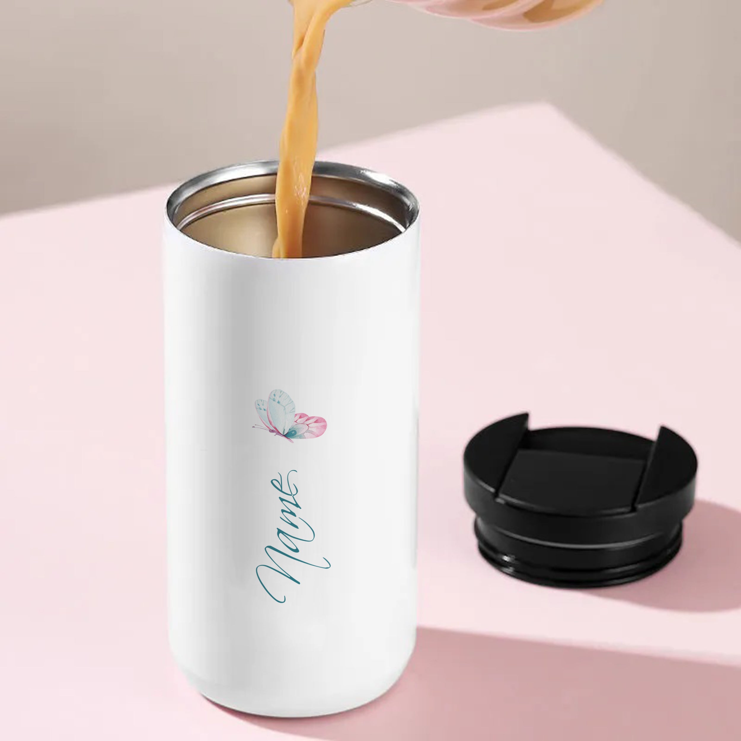 Kaffeebecher mit Schmetterling