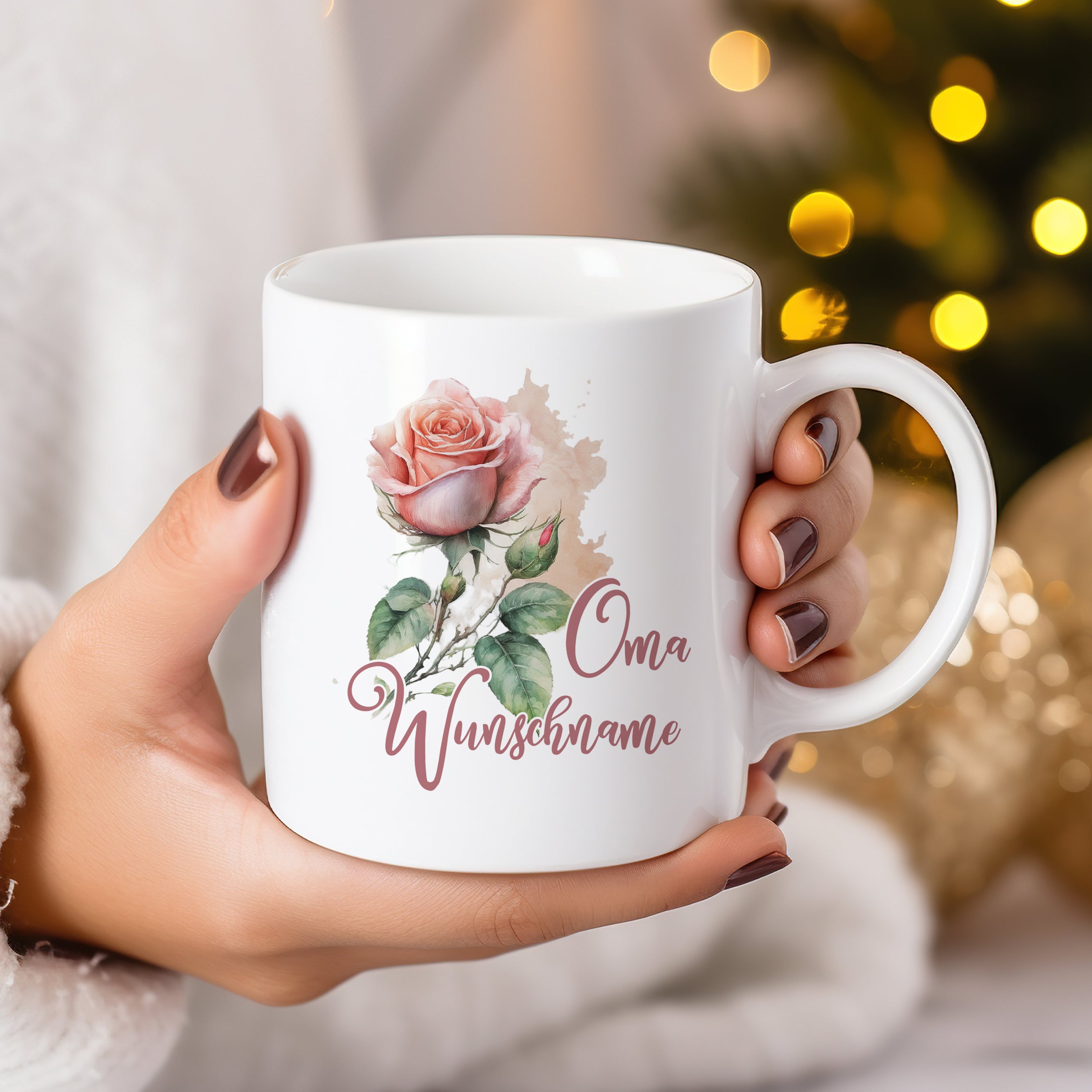 Tasse Rose - Für die besten Erinnerungen an Oma
